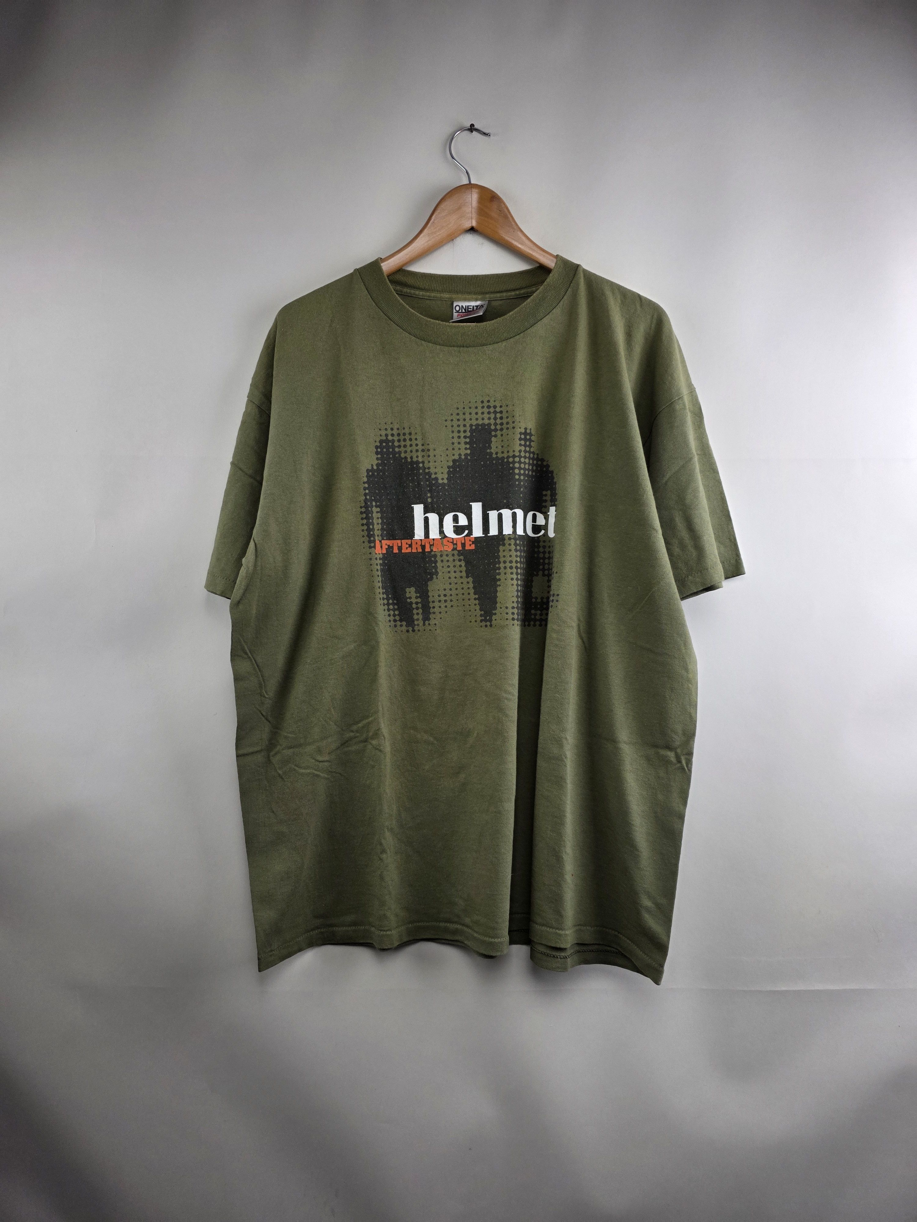 Band Tees 1997 Helmet Aftertaste 90s vintage T shirt XL 24" 29.5" Size US XL / EU 56 / 4 - 8 Thumbnail