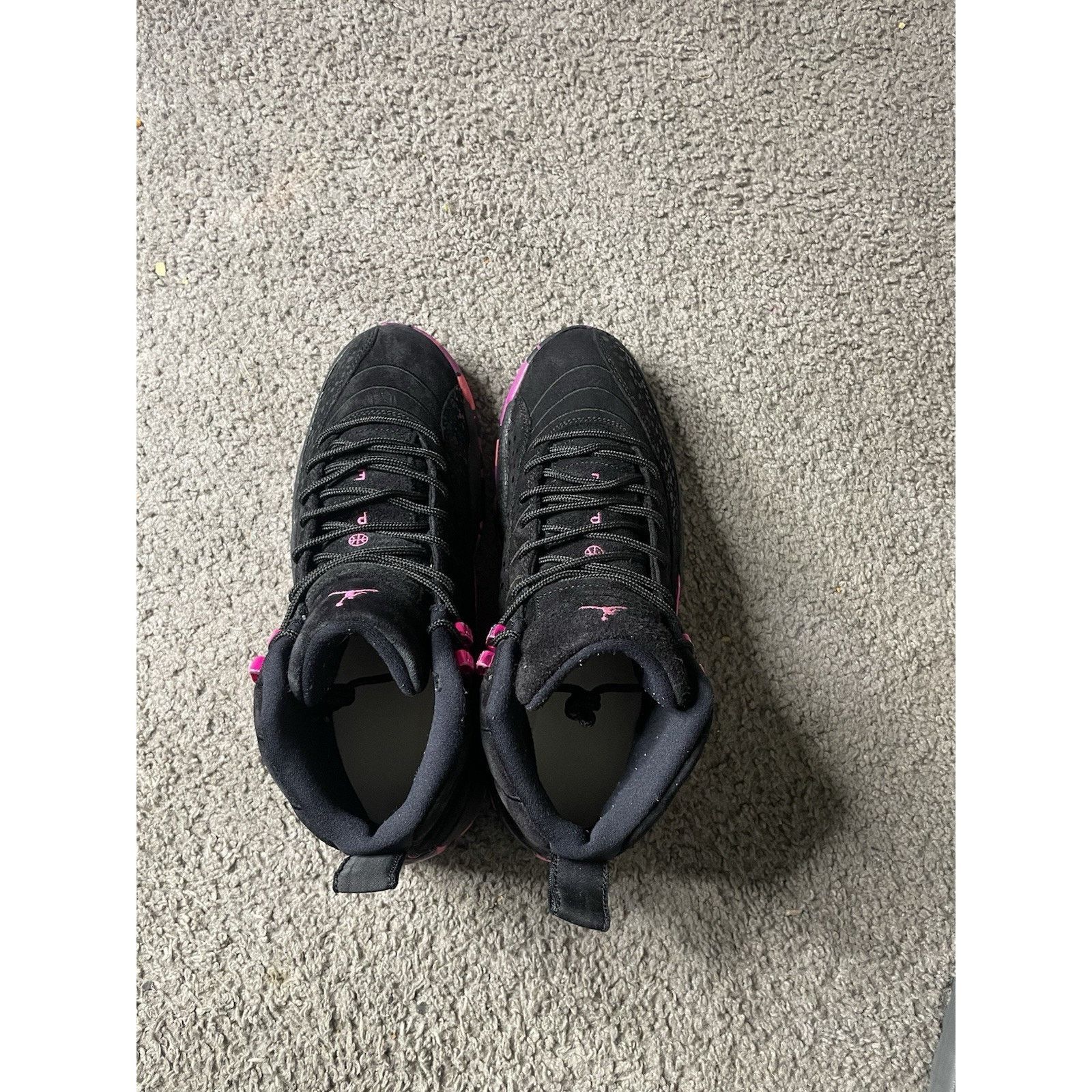 Jordan Brand Size 9.5- Nike Air Jordan 12 Retro Doernbecher Black Pink Size US 9.5 / EU 42-43 - 4 Thumbnail