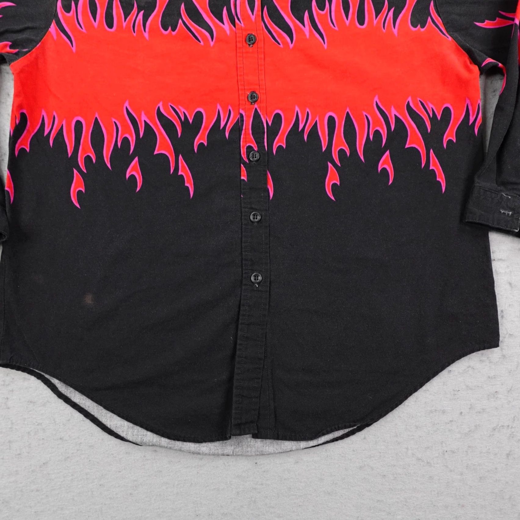 Brooks VINTAGE Brooks Dunn Shirt Womens Large Black Red Flames Western Panhandle Slim 2 Shirt Women Black Red Flames Western Panhandle Slim 2 Size L / US 10 / IT 46 - 5 Thumbnail