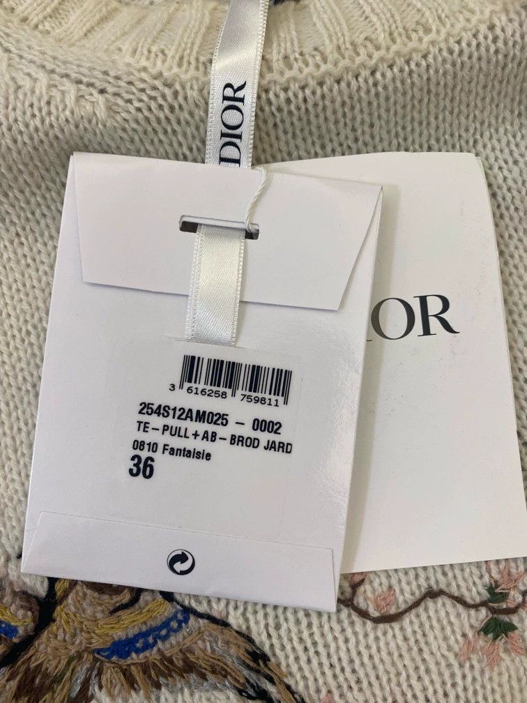 Dior Dior Cashmere embroidered vest 2504-Nextarrow Size XS / US 0-2 / IT 36-38 - 4 Thumbnail