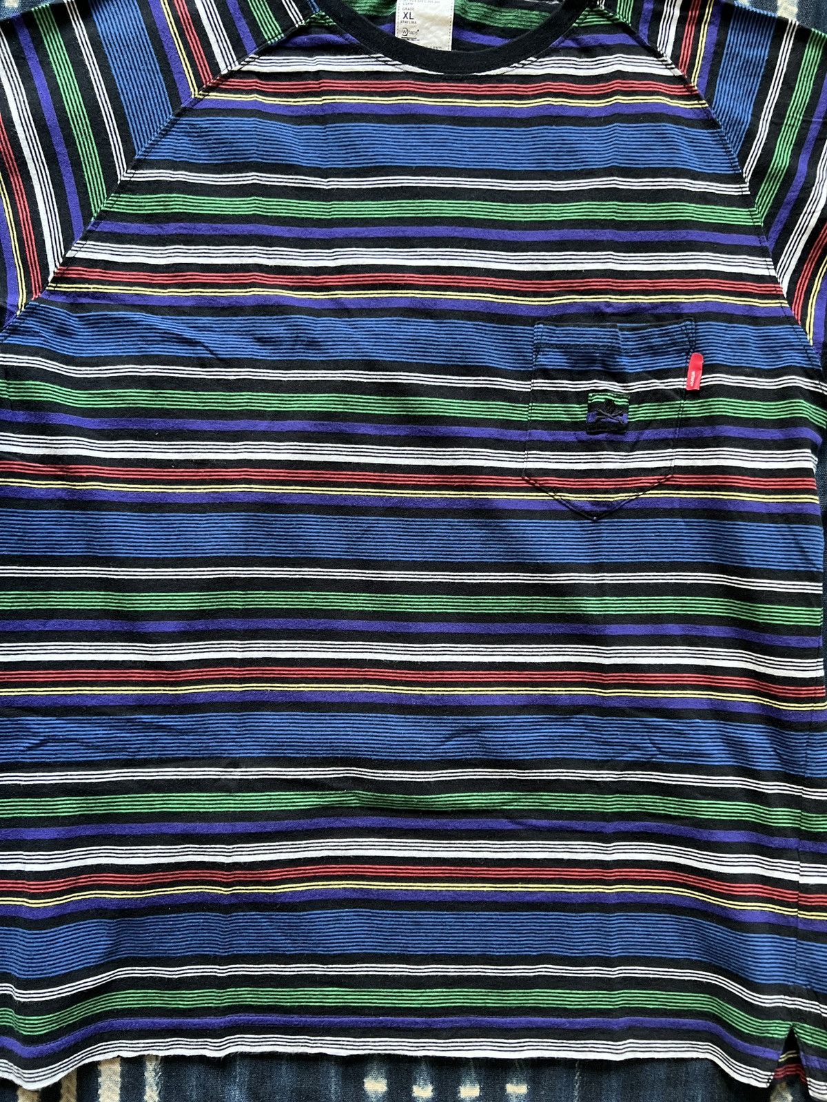 Wtaps Wtaps Stripe Pocket Tee 2004 Size US XL / EU 56 / 4 - 4 Thumbnail