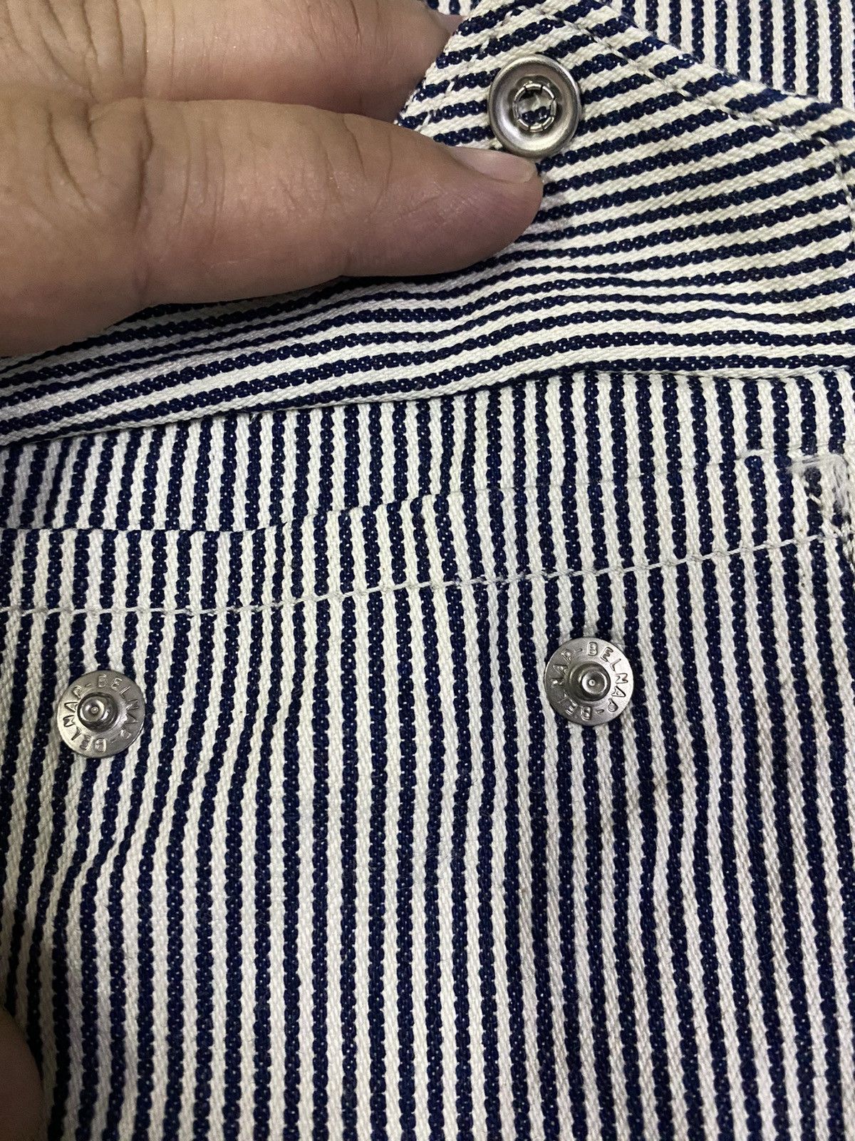 Blue Blue Japan Blue Blue Japan H.Ranch Market Striped Western Shirt Size US M / EU 48-50 / 2 - 8 Thumbnail