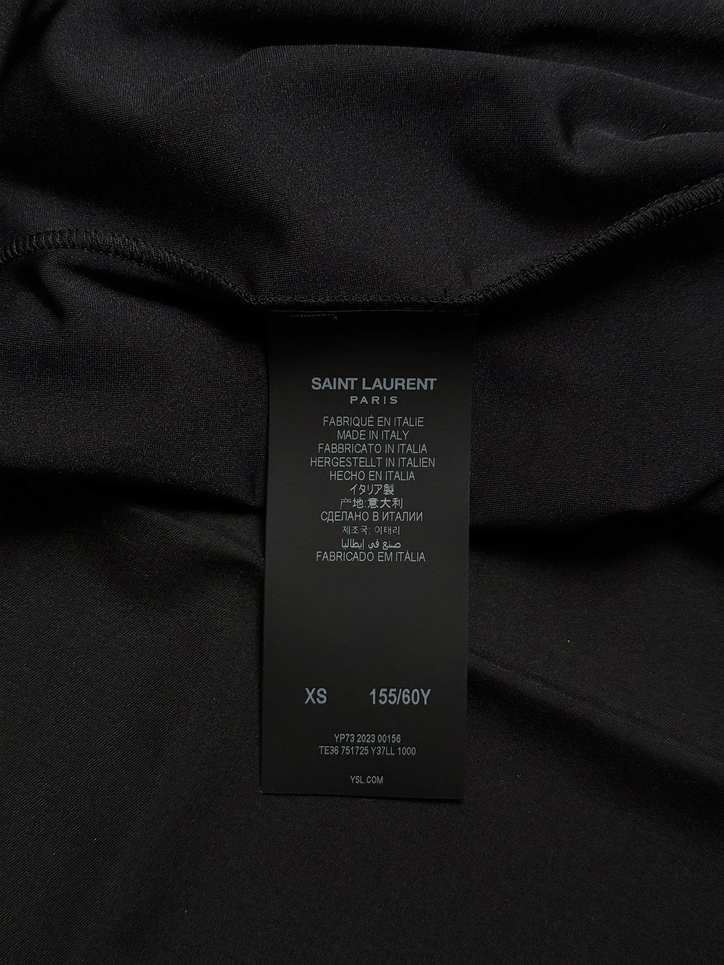 Saint Laurent Paris Saint Laurent shiny jersey legging pants Size 25" / US 0 / IT 36 - 4 Thumbnail