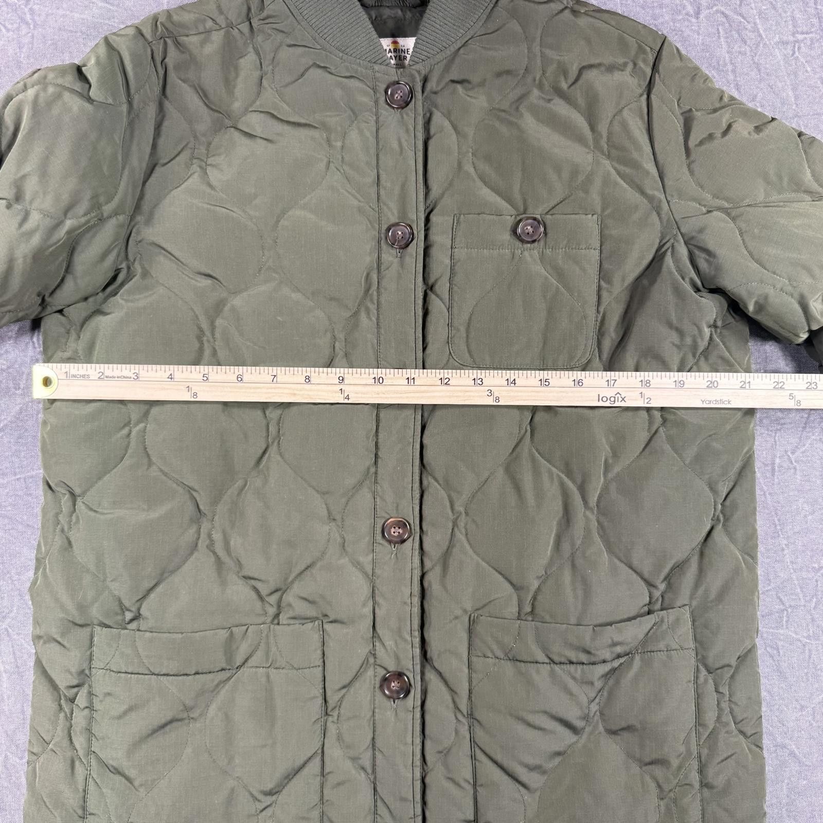 Marine Layer Marine Layer Jacket Women's S Green Quilted Puffer Size S / US 4 / IT 40 - 4 Thumbnail
