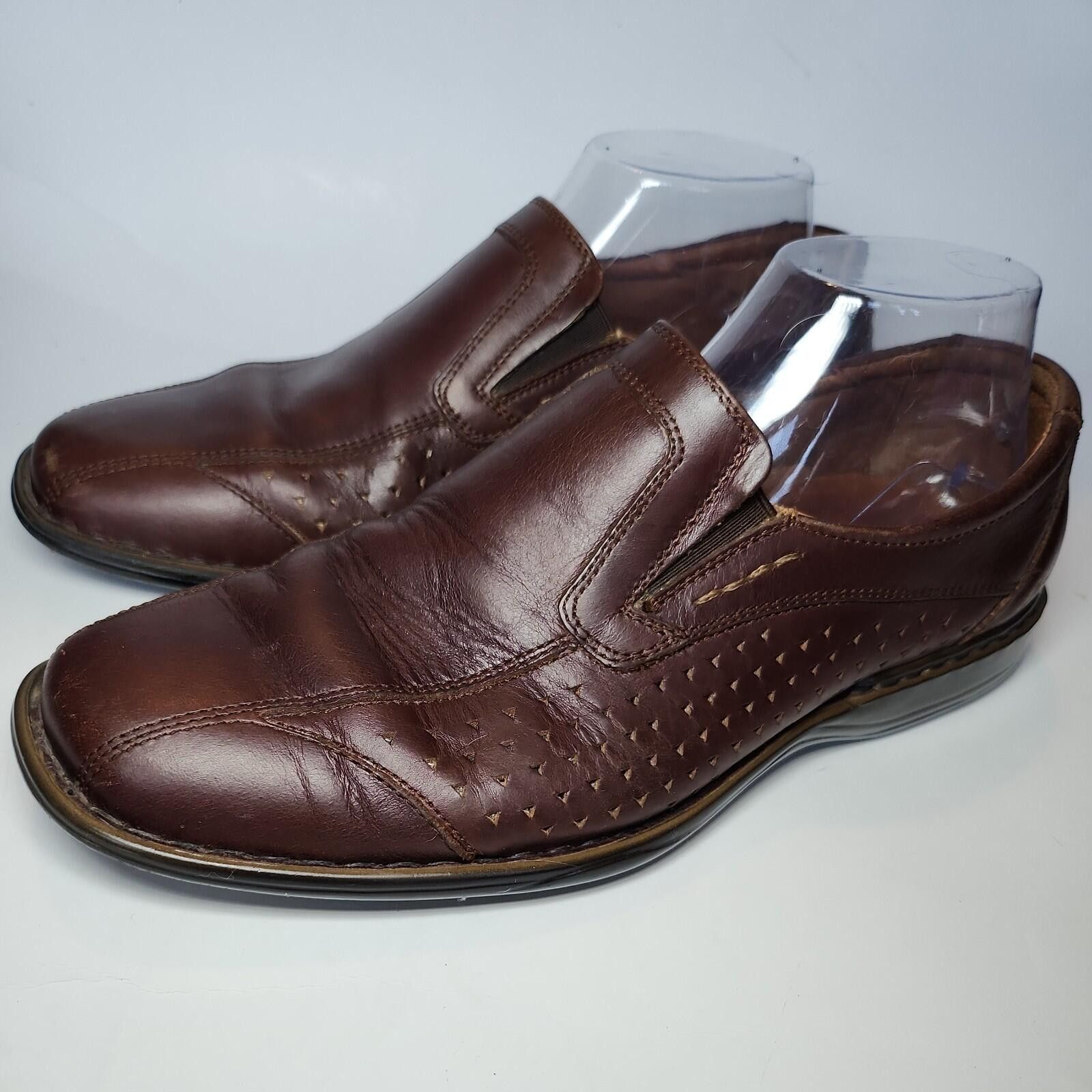 JOSEF SEIBAL Josef Seibel Douglas Slip-On Loafers Men's 41 Brown Leather Size US 8 / EU 41 - 1 Thumbnail