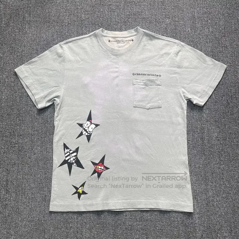 Chrome Hearts Chrome Hearts Gray Short Sleeve T-Shirt . Size US M / EU 48-50 / 2 - 1 Thumbnail