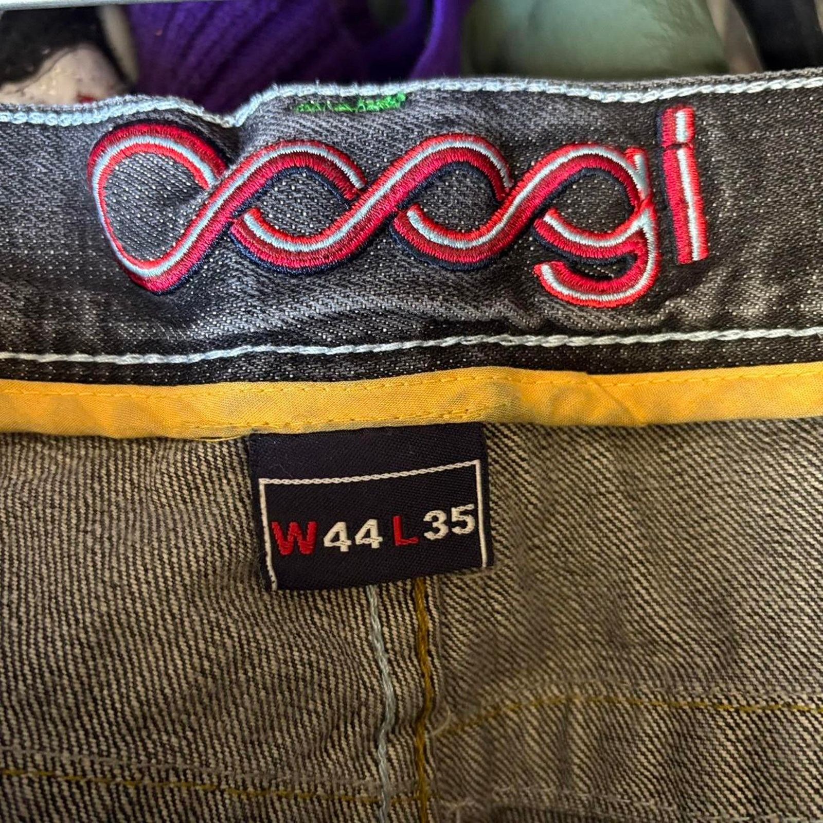 Coogi Coogi y2k grail baggy hip hop black jeans 44x35 Size US 44 / EU 60 - 6 Thumbnail
