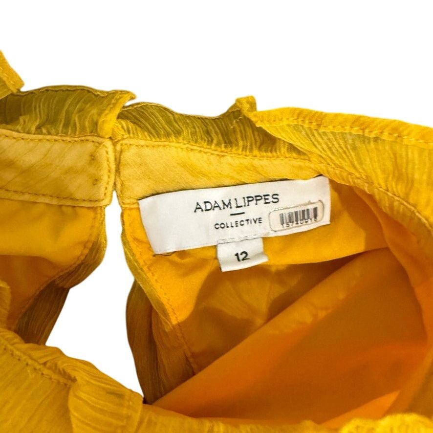 Adam Lippes Adam Lippes x RTR Tiered Ruffle Dress in Yellow, Size US 12 Size XL / US 12-14 / IT 48-50 - 5 Thumbnail