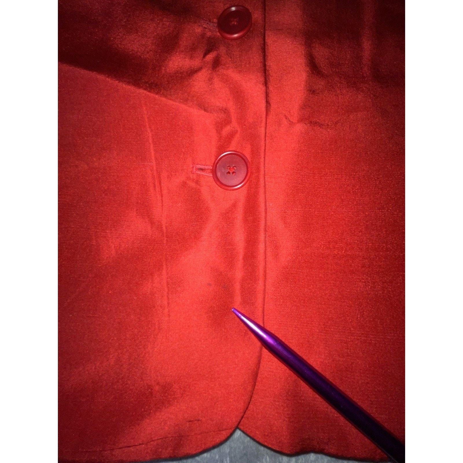 Lauren Ralph Lauren Lauren Ralph Lauren Silk Blazer & Pant Set Size 6 Red Size S / US 4 / IT 40 - 24 Thumbnail