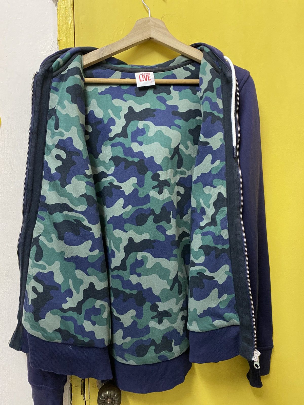 Lacoste Lacoste Hoodie Zipper Small Logo Blue Black Colour Size US M / EU 48-50 / 2 - 9 Thumbnail