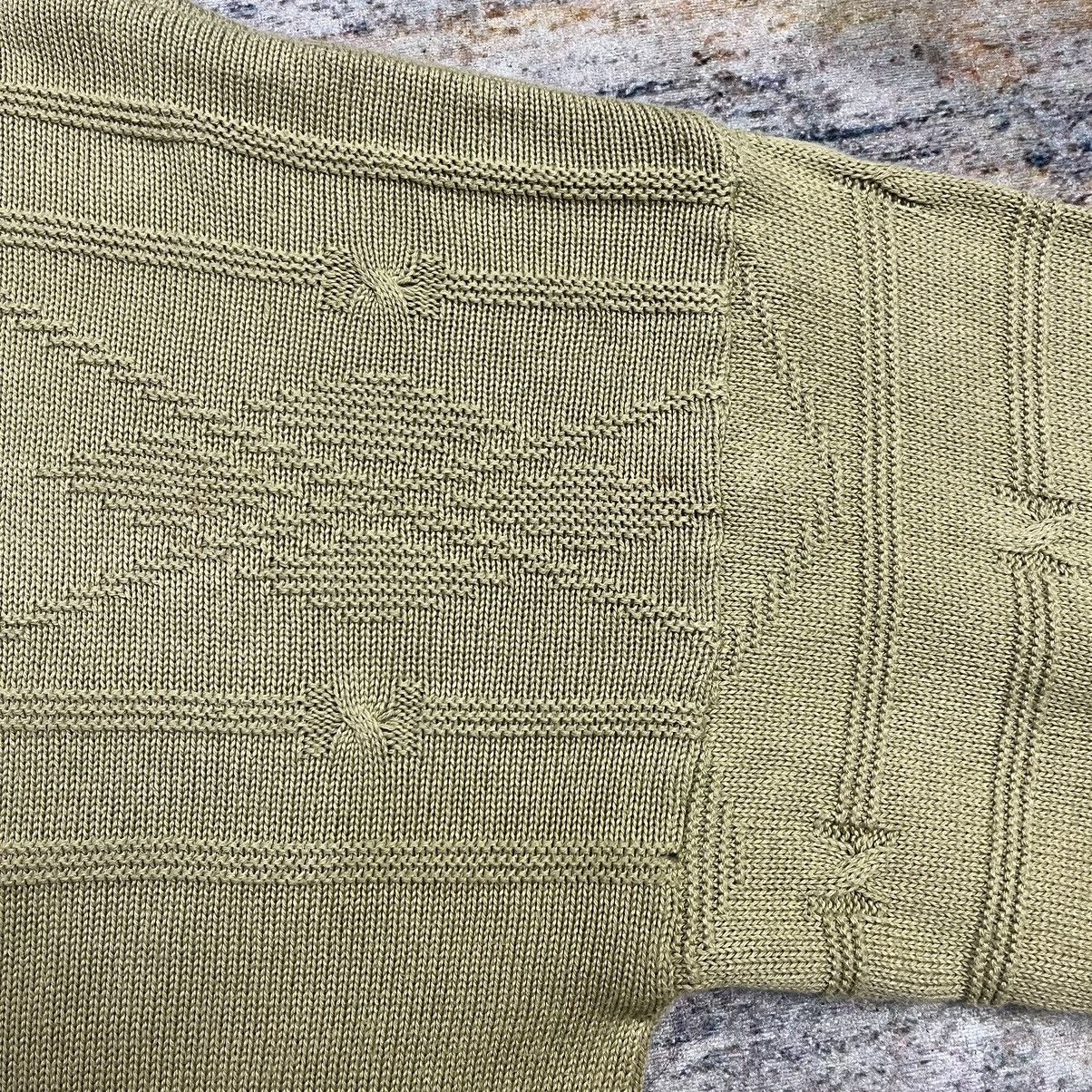 Burberry × Vintage Vintage 90s Burberrys big logo embroidery knit sweater Size US M / EU 48-50 / 2 - 9 Thumbnail
