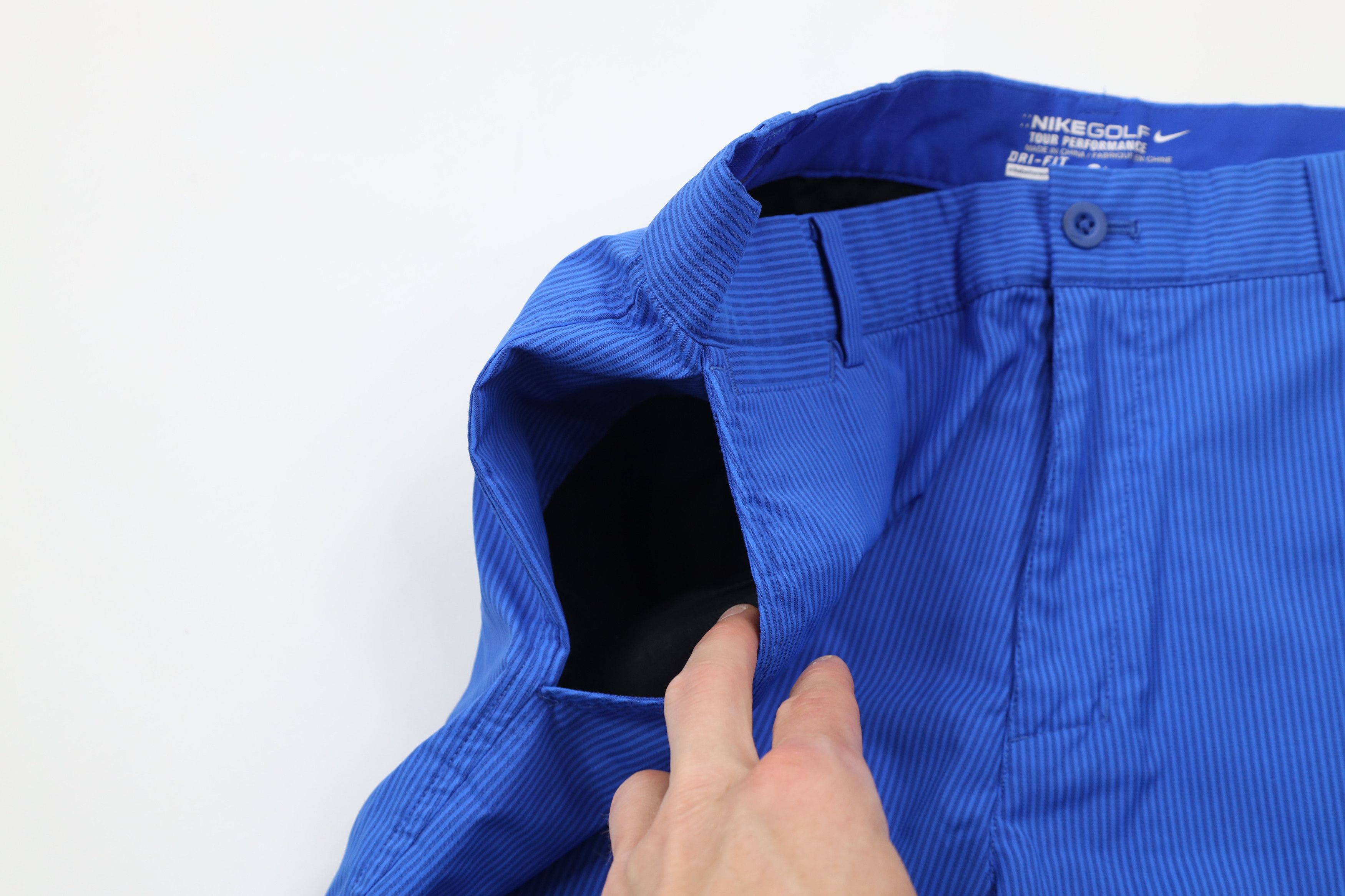 Nike × Vintage Nike Golf Tour Performance Stretch Golfing Chino Shorts Size US 30 / EU 46 - 6 Thumbnail