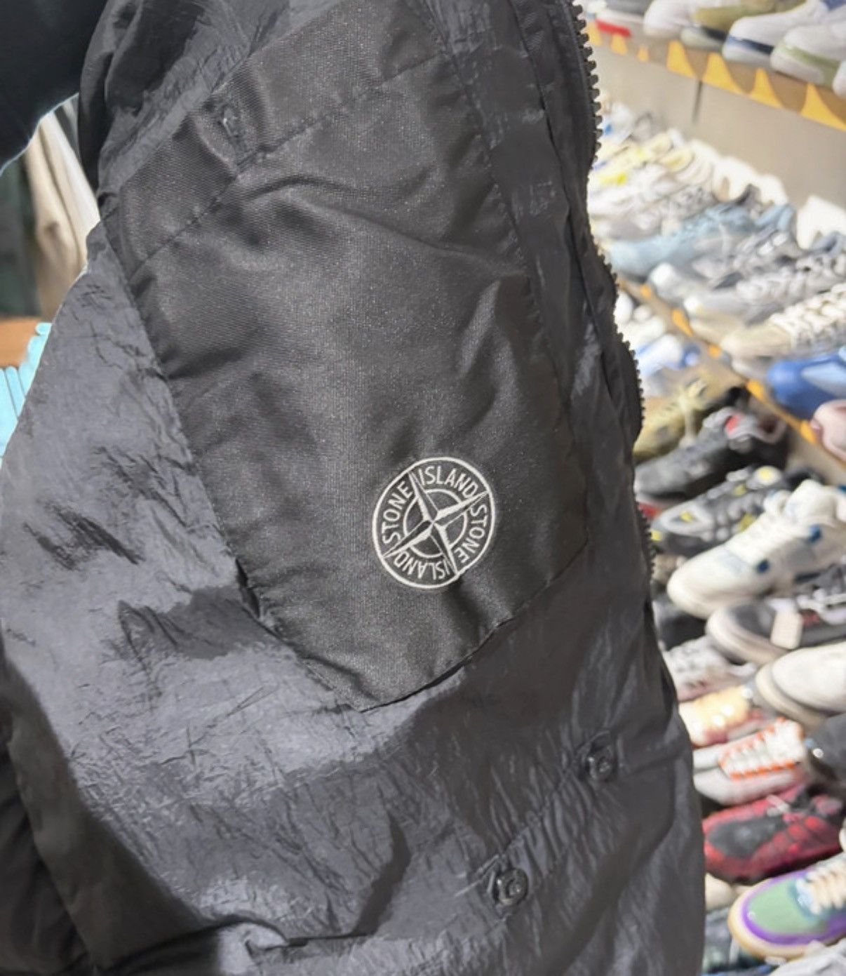 Stone Island Stone Island Garment Dyed Crinkle RepsR-NY Down Jacket Black Size US XXL / EU 58 / 5 - 8 Thumbnail