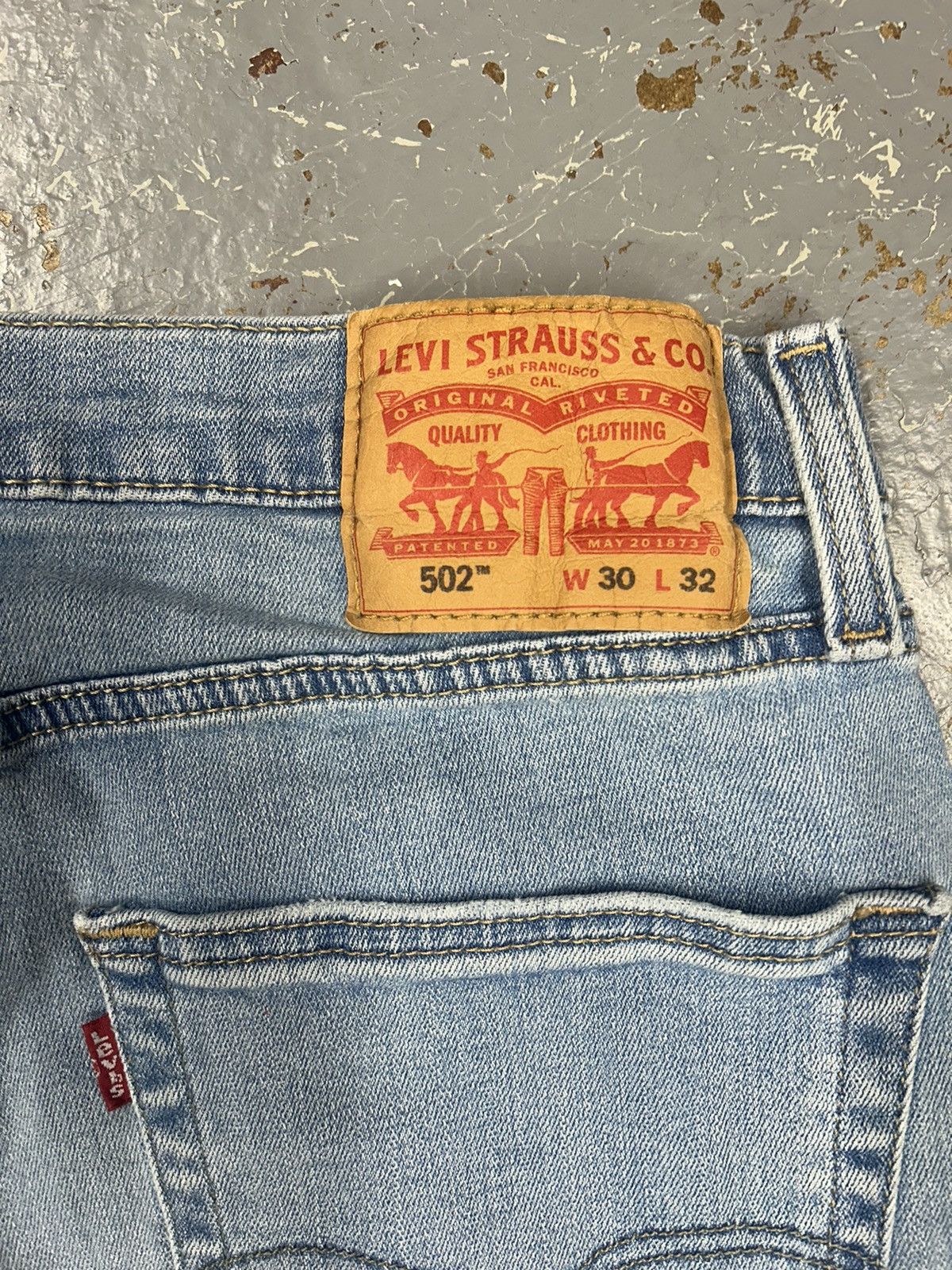 Levi's × Vintage Crazy Y2K Essential Levi’s 502 Lightwash Blue Jeans Slim Fit Size US 30 / EU 46 - 3 Thumbnail