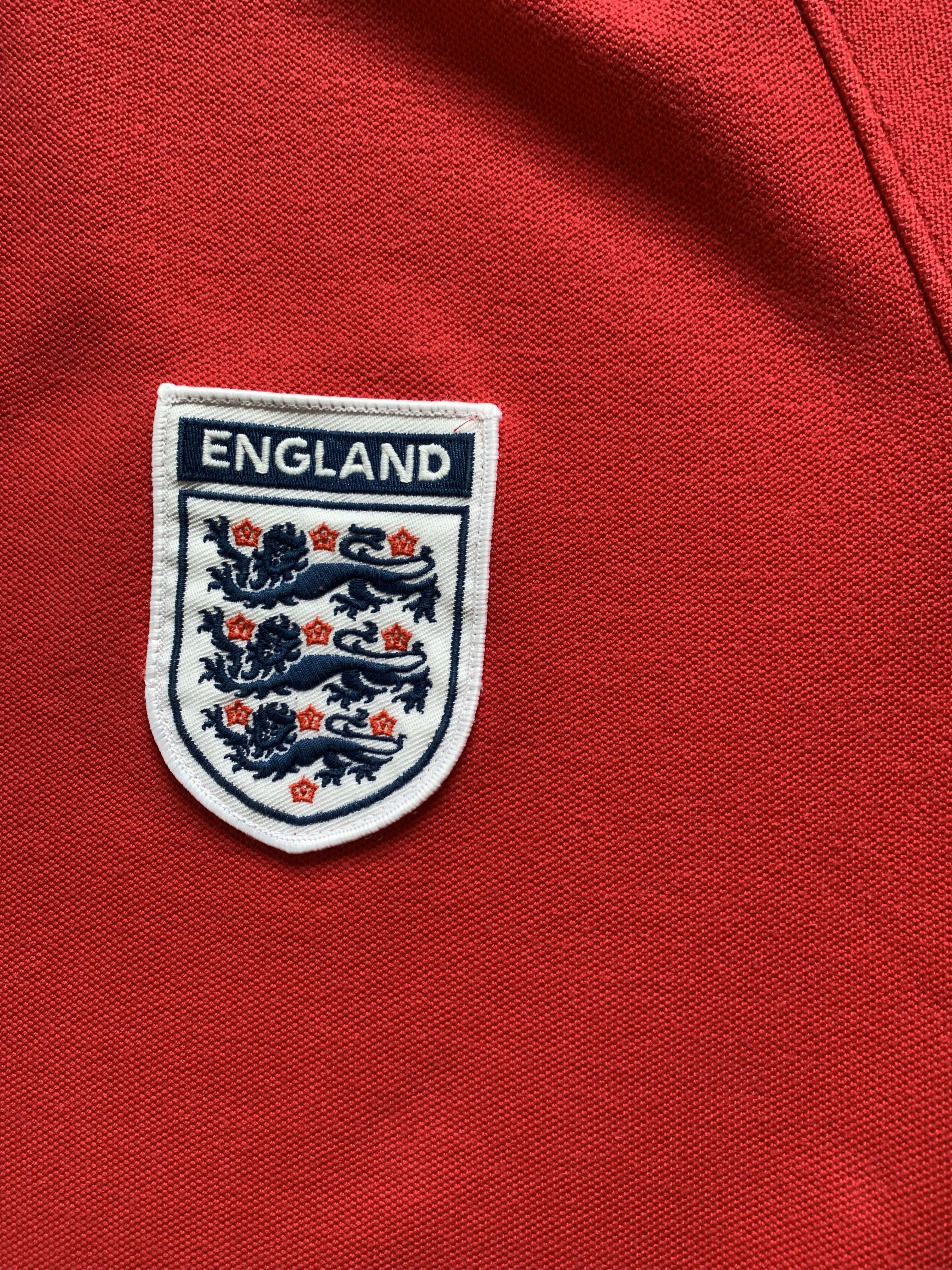 Marks & Spencer × Vintage Marks And Spencer England Red Cotton Polo Size US M / EU 48-50 / 2 - 5 Thumbnail