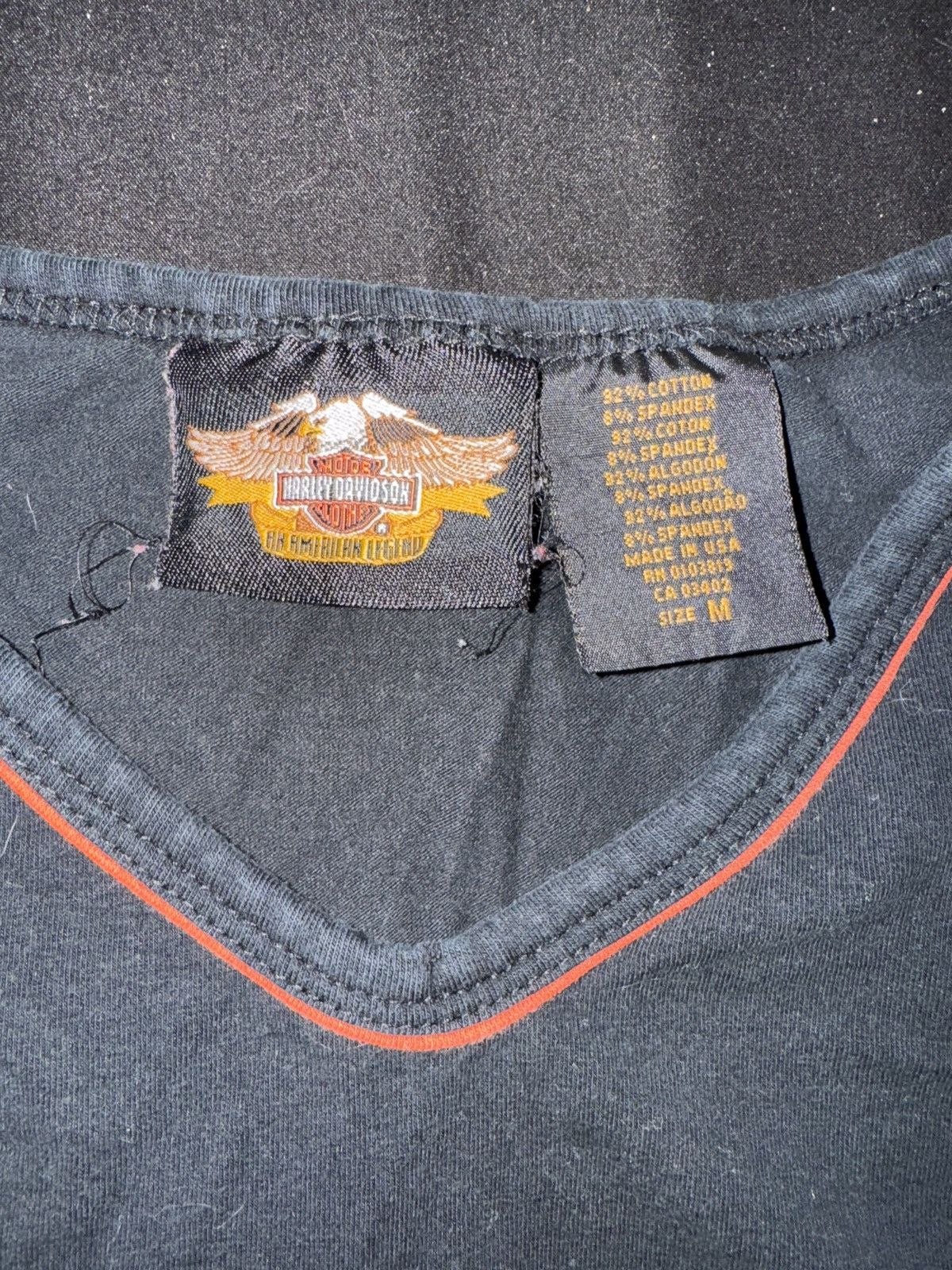 Harley Davidson Harley Davidson long-sleeve w/ orange details Size M / US 6-8 / IT 42-44 - 3 Thumbnail