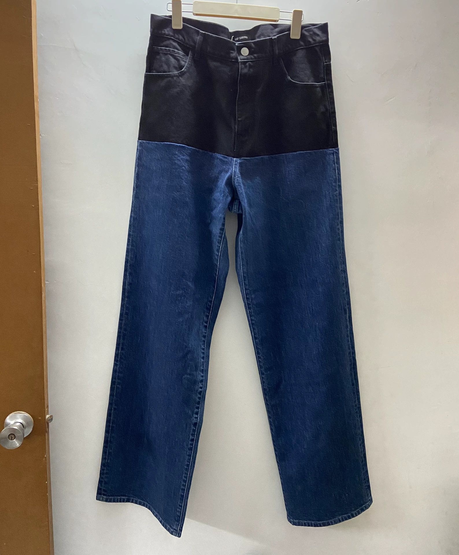 Raf Simons Raf Simons 20ss stitching jeans Size US 32 / EU 48 - 1 Thumbnail