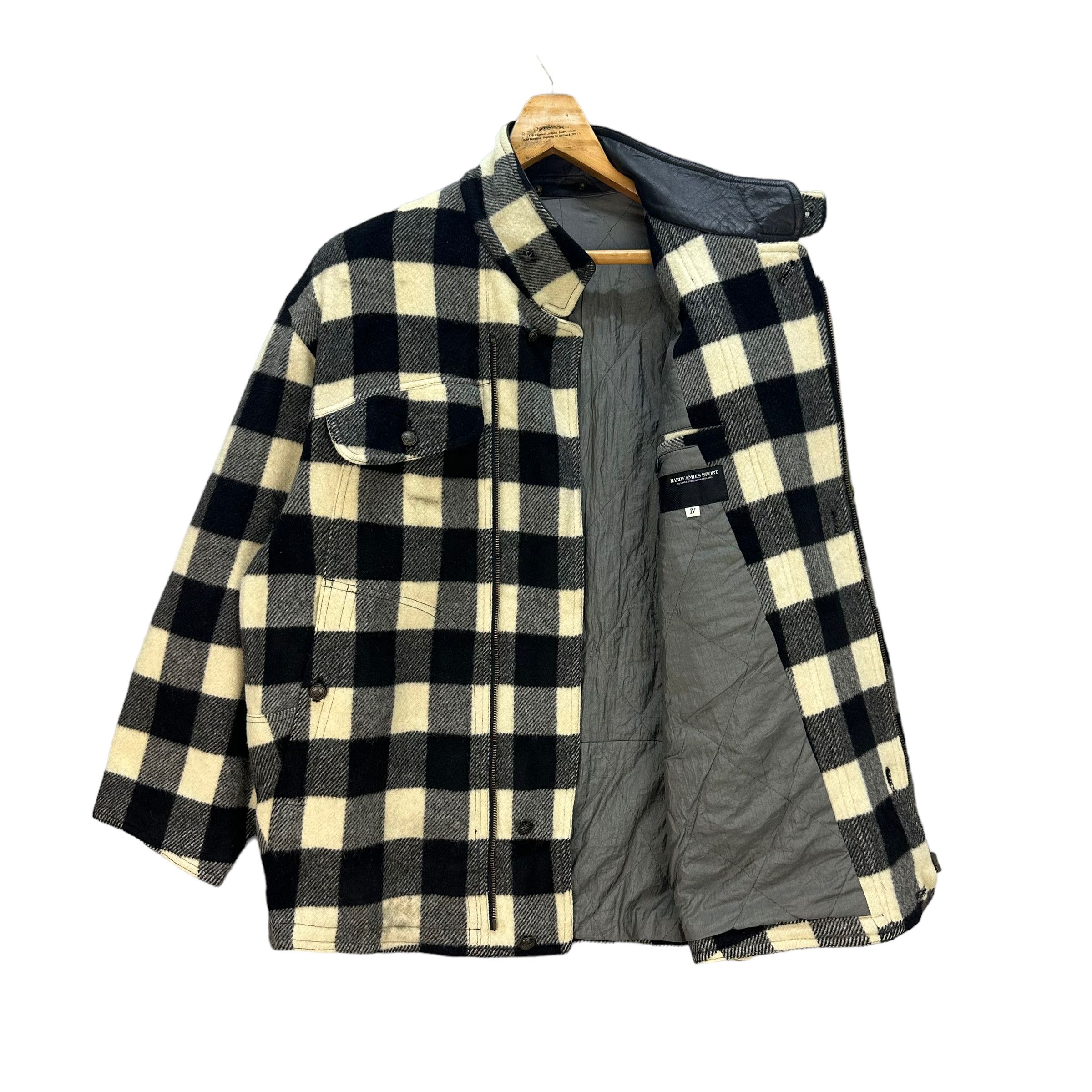 Hardy Amies HARDY AMIES SPORT CANADIAN ROCKY CHECKED JACKET #7992-195 Size US XL / EU 56 / 4 - 1 Thumbnail