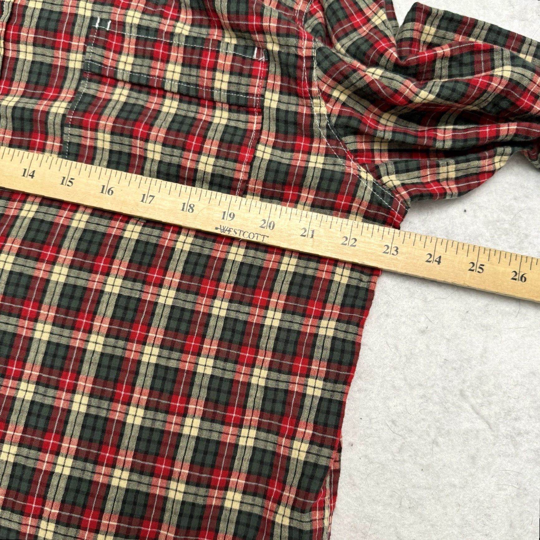 Joe Browns Gramicci Men's Button-Up Plaid Long Sleeve Lightweight Flannel Green L Size US L / EU 52-54 / 3 - 5 Thumbnail