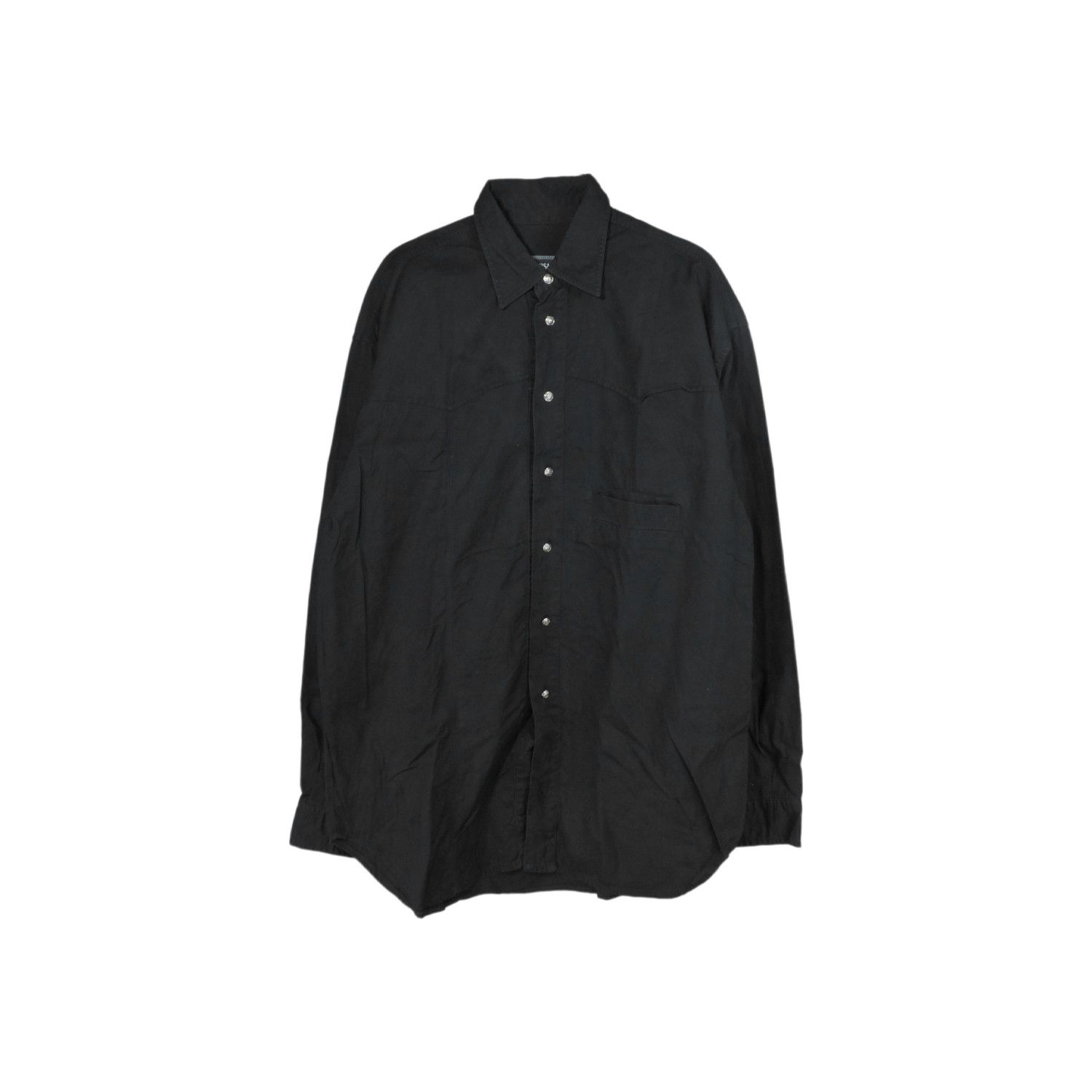 Versace VERSACE JEANS COUTURE BLACK LONG SLEEVE SHIRT Size US M / EU 48-50 / 2 - 1 Thumbnail