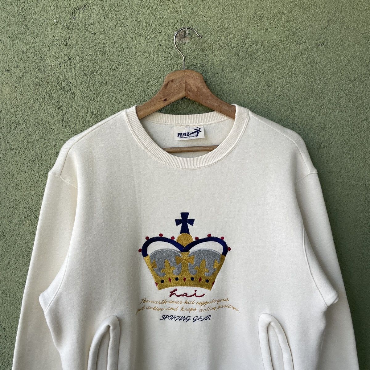 Hai Sporting Gear Vtg Issey Miyake High Sporting Gear Rare Sweatshirt Big Logo Size US M / EU 48-50 / 2 - 4 Thumbnail
