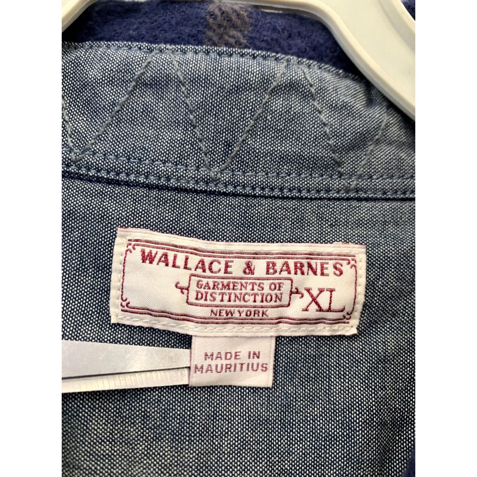 Wallace & Barnes Wallace & Barnes J.Crew Flannel Overshirt XXL Blue Plaid Heavy Shirt Jacket Shacket Workwear Mens 2XL Size US XXL / EU 58 / 5 - 3 Thumbnail