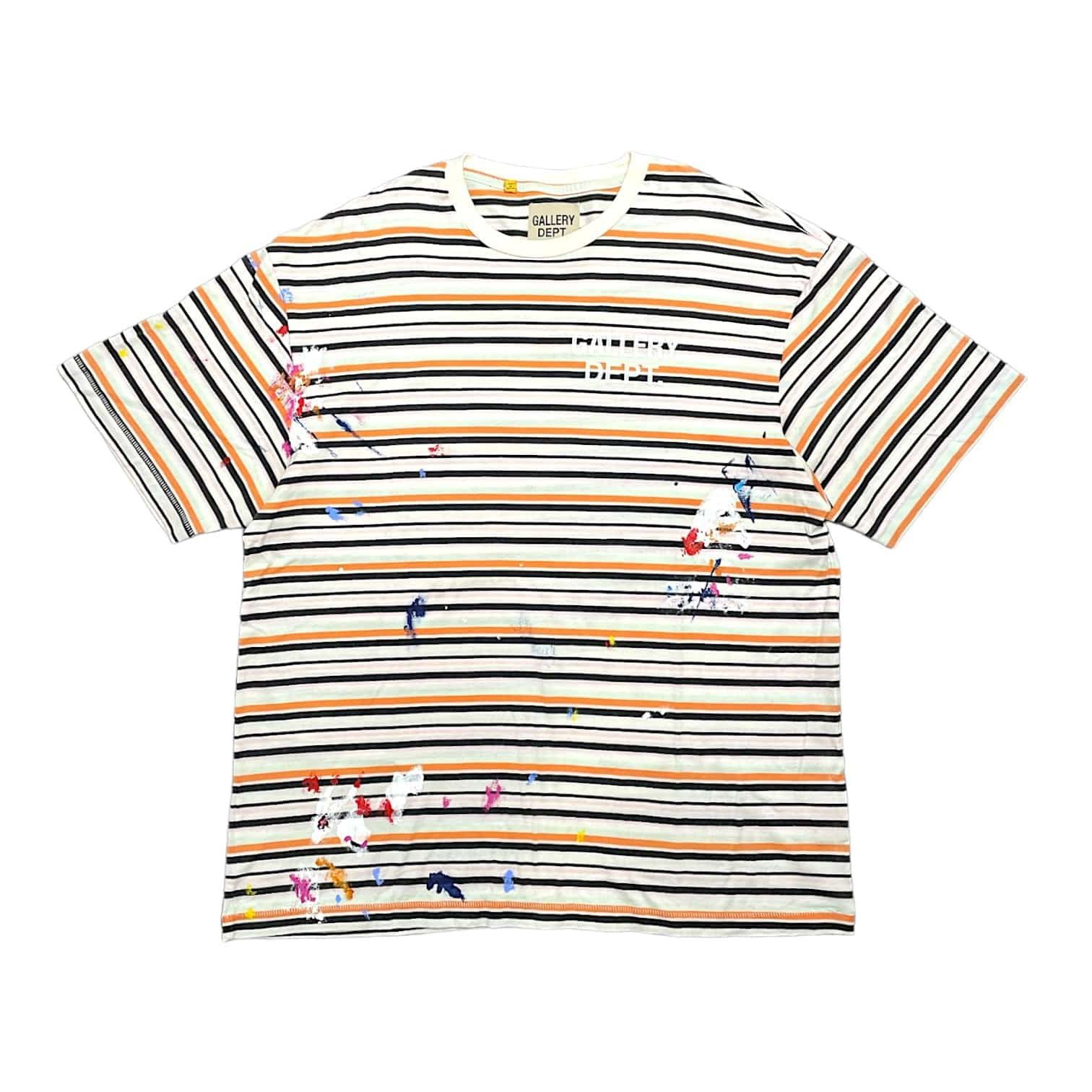 Gallery Dept. Gallery Department Nelson Striped Short Sleeve Tee Shirt Mul Size US M / EU 48-50 / 2 - 1 Thumbnail
