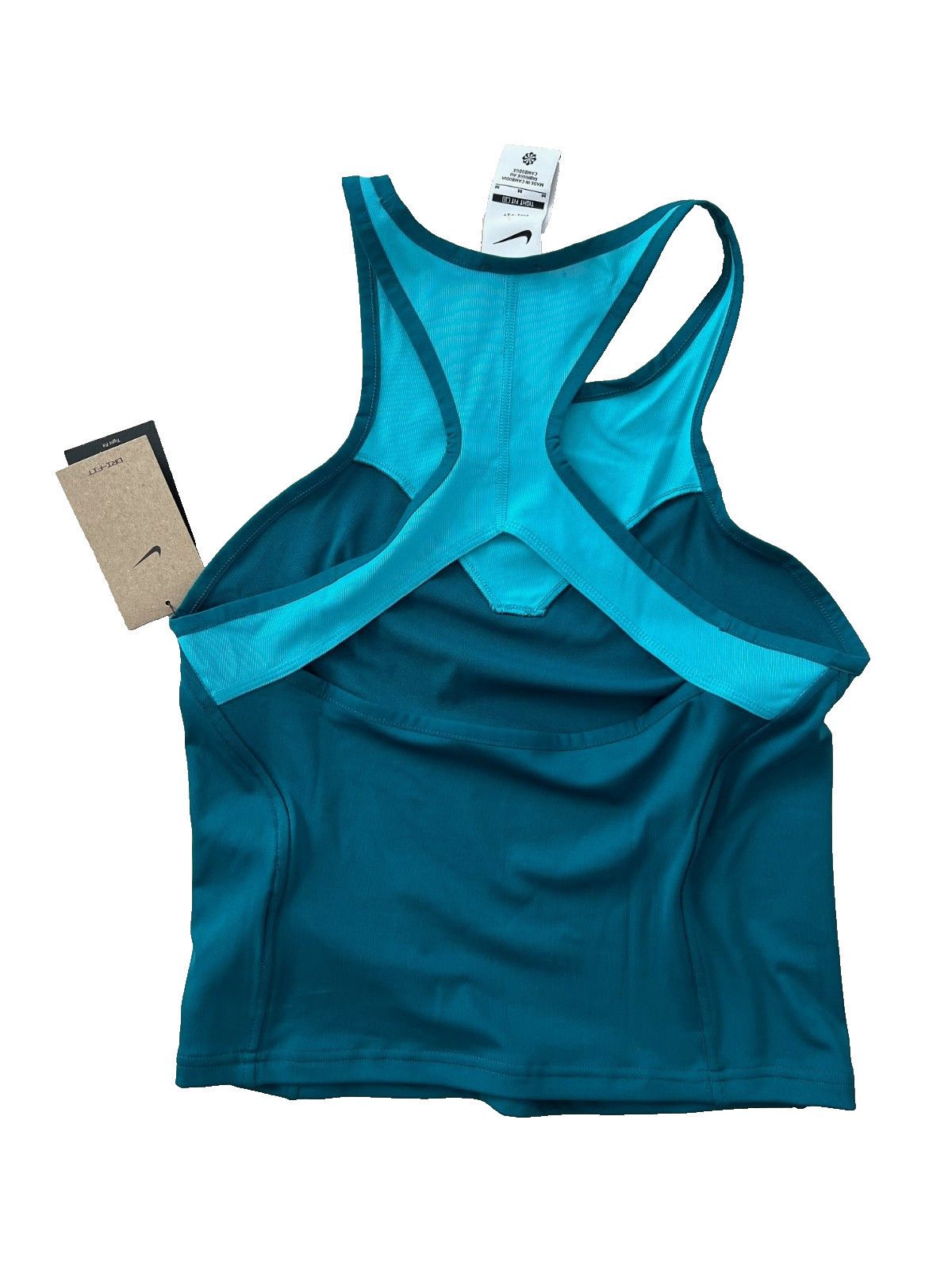Nike Nike FD7929 Court Dri-FIT Slam Tennis Tank Top Teal ( M ) Size M / US 6-8 / IT 42-44 - 4 Thumbnail