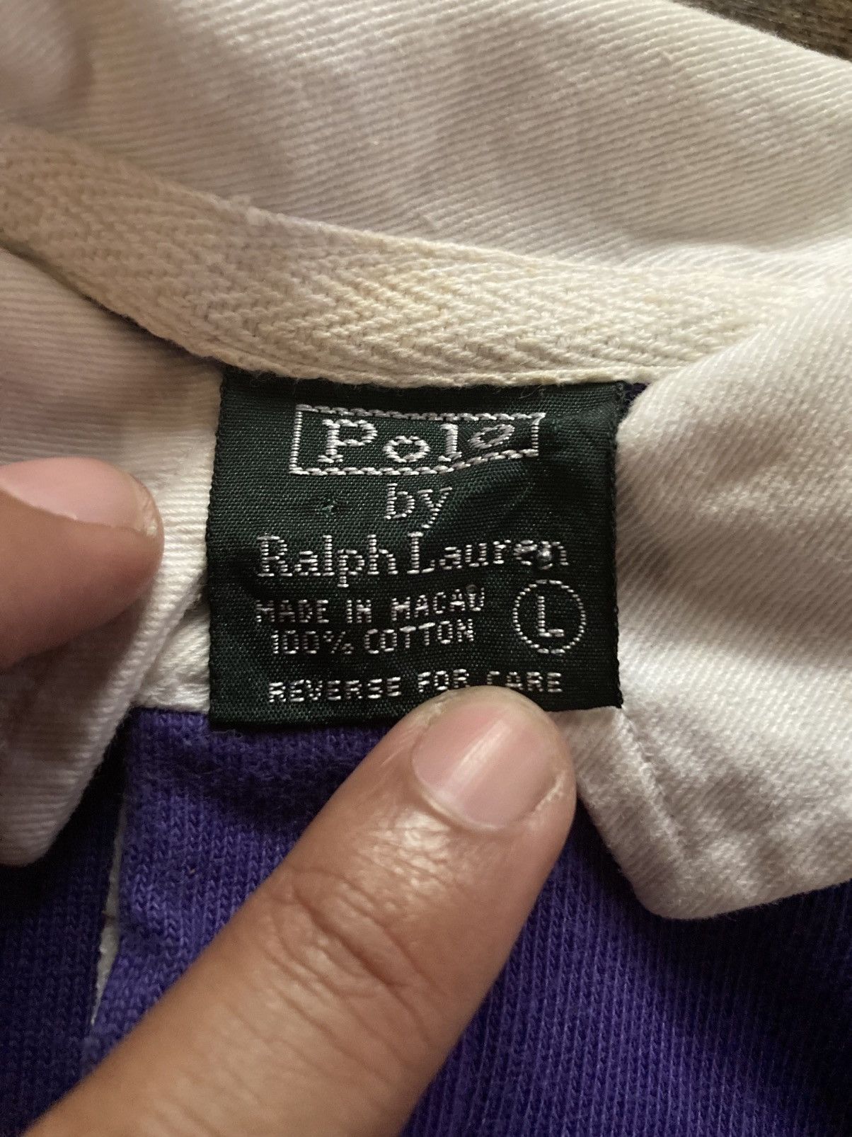 Polo Ralph Lauren Polo Ralph Lauren Ugly Multiple Color Patches Long-sleeve Size US L / EU 52-54 / 3 - 7 Thumbnail