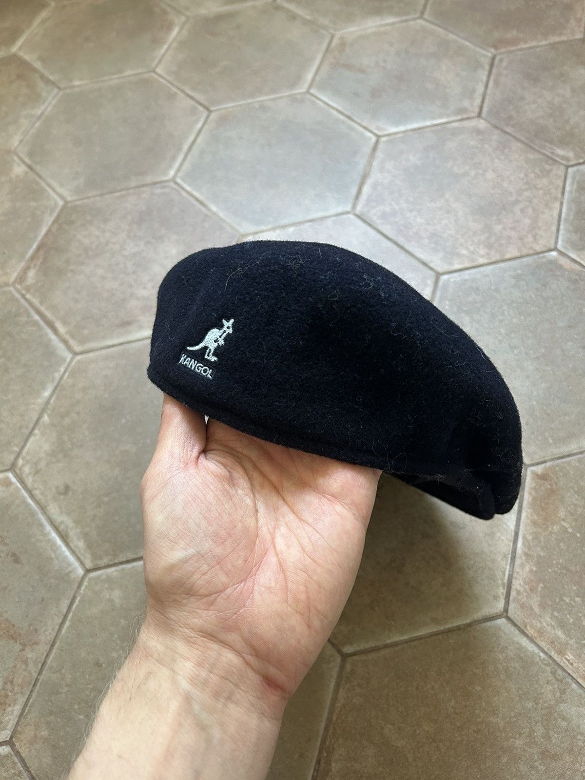 Pre-owned Kangol X Vintage Kangol Wool Hat Cap In Blue/navy