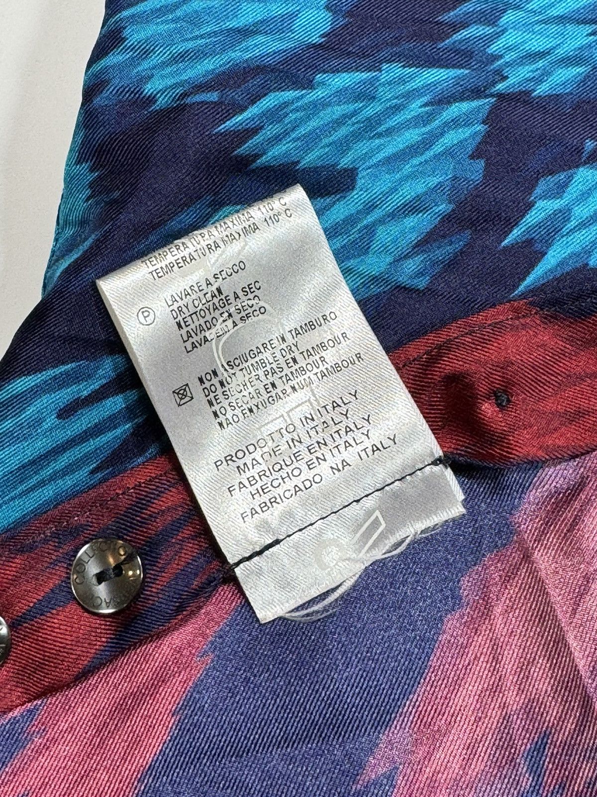 Versace Versace Multi-color Silk Shirt Size US M / EU 48-50 / 2 - 6 Thumbnail