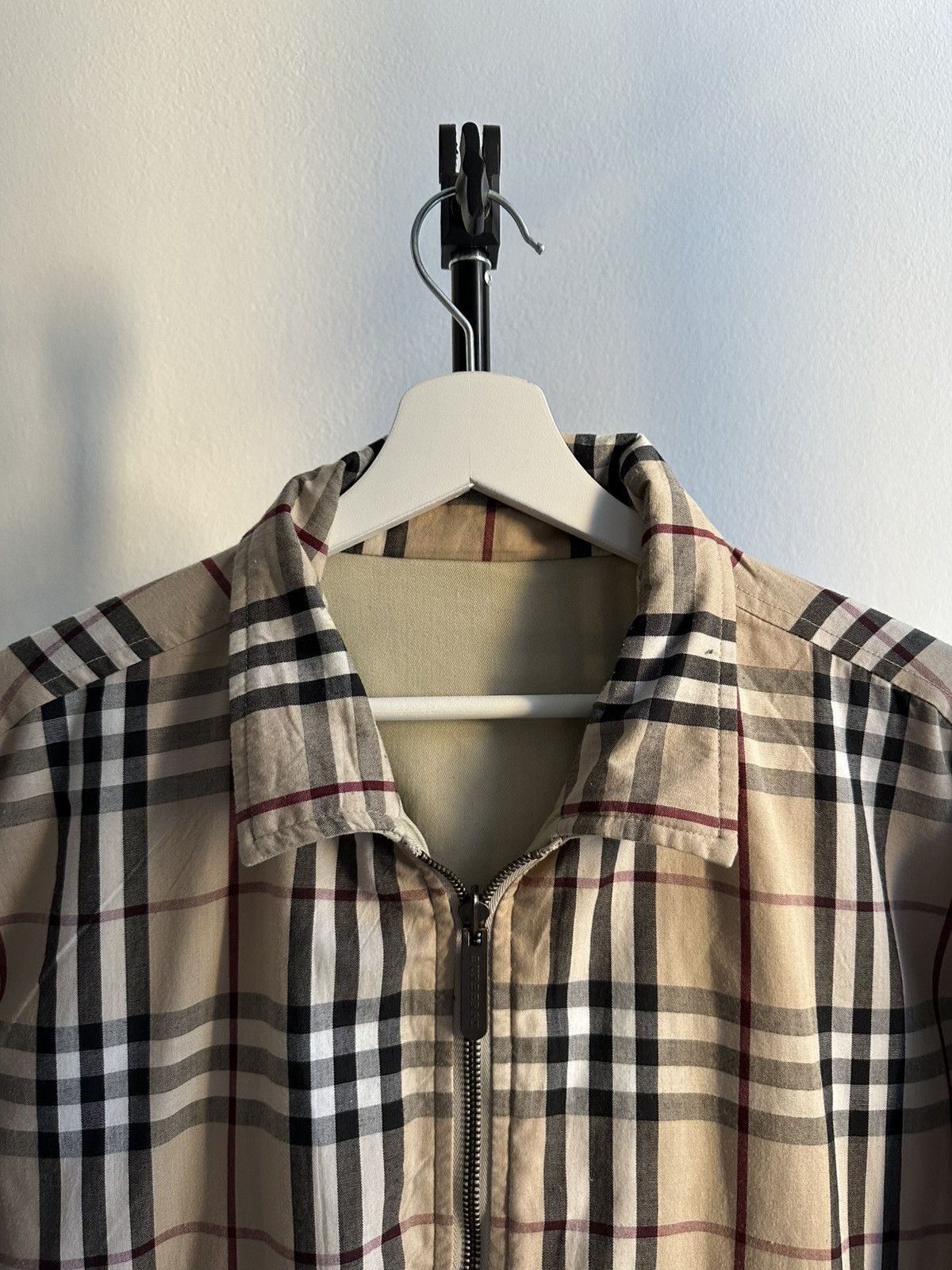 Burberry Burberry Vintage 90s Luxury Nova Check Double Sides Jacket Size US L / EU 52-54 / 3 - 4 Thumbnail