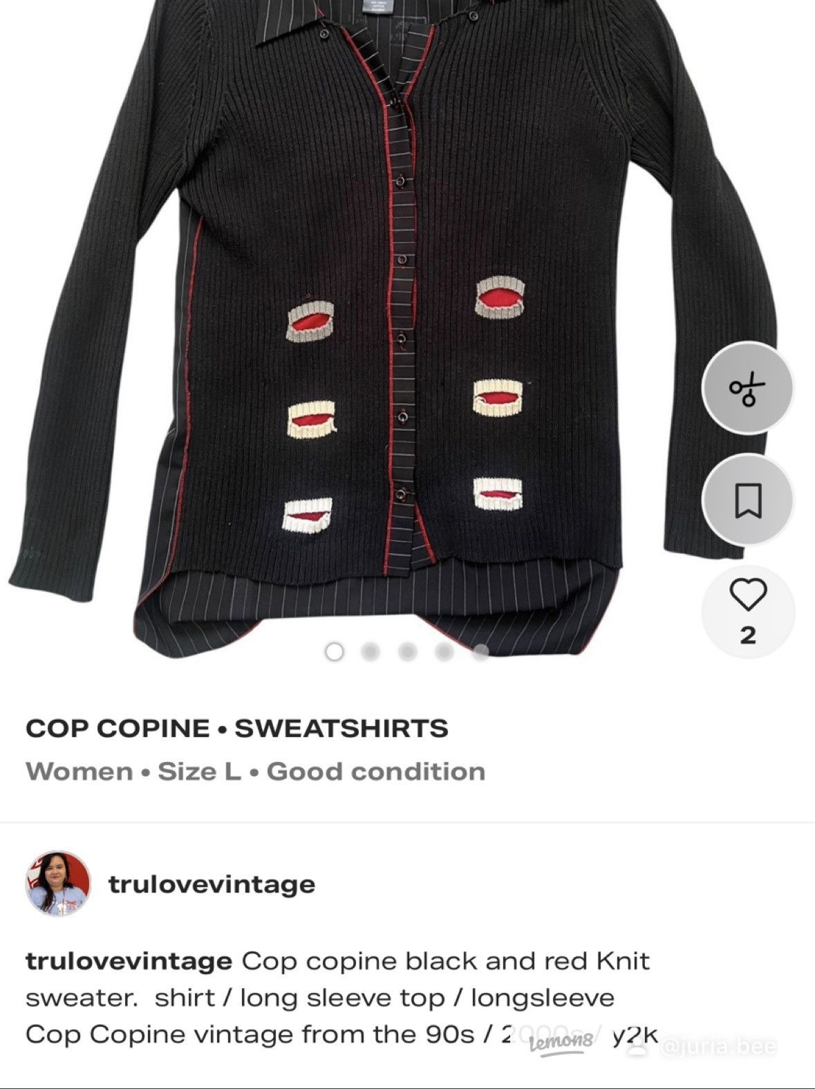 Cop Copine Cop Copine Cardigan Size M / US 6-8 / IT 42-44 - 1 Thumbnail