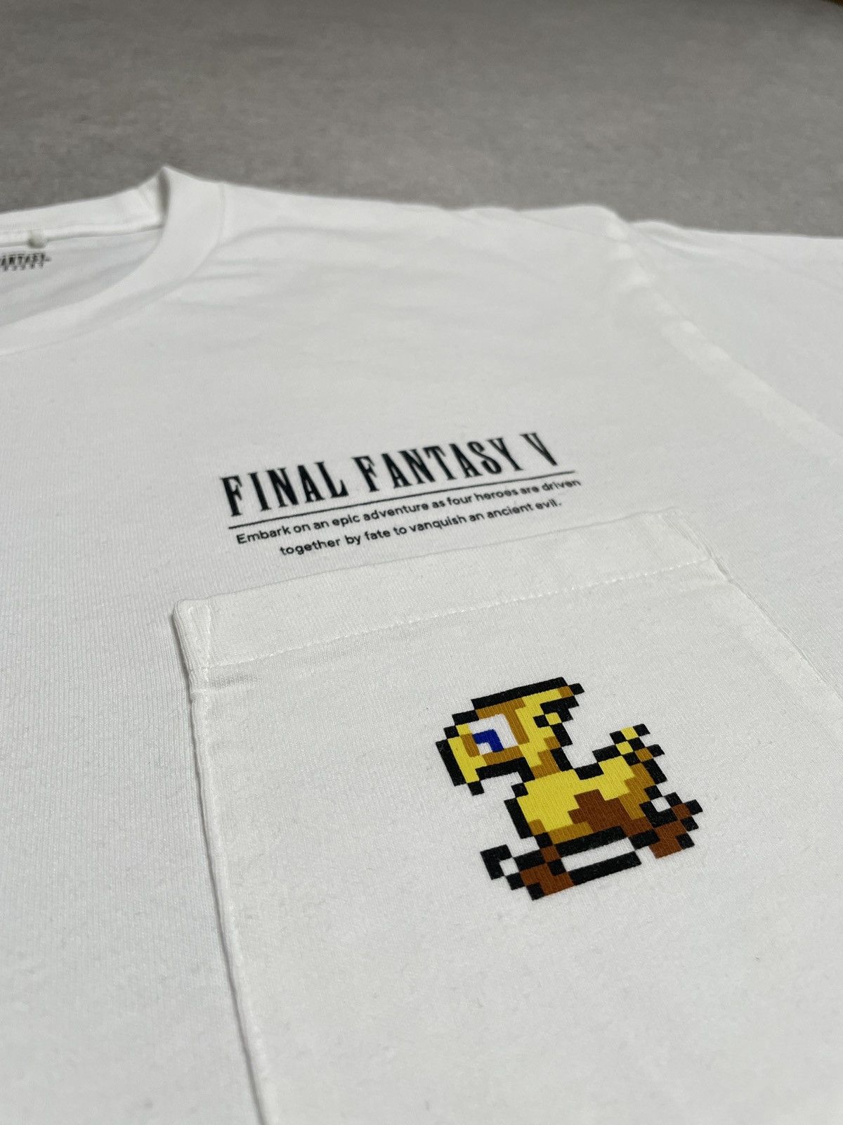 Uniqlo Vintage White T-Shirt Tee Uniqlo Final Fanatasy Anniversary Size US XL / EU 56 / 4 - 4 Thumbnail