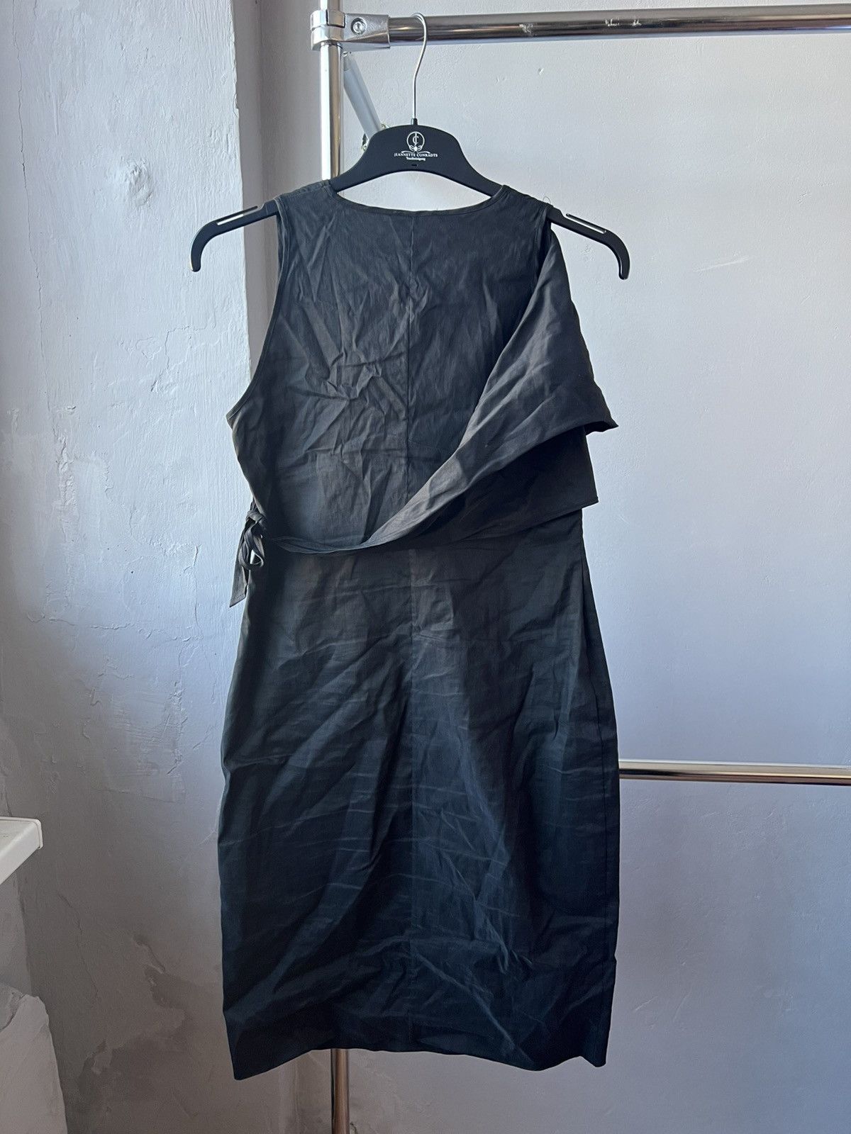 Sarah Pacini SARAH PACINI RARE ASYMMERIC MID LENGTH LINEN DRESS SIZE 2 Size XS / US 0-2 / IT 36-38 - 8 Thumbnail