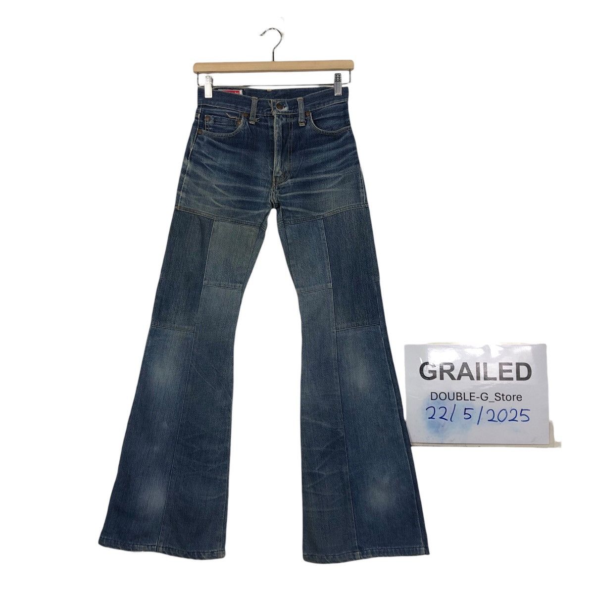 Japanese Brand Vintage Joker Co. Ltd. Panelled Flare Denim Issey Miyake Size 28" / US 6 / IT 42 - 1 Thumbnail