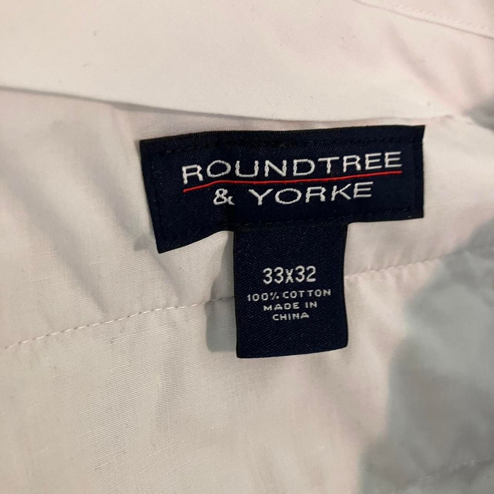 Roundtree & Yorke Roundtree & York Tan Cream Trousers Size US 33 - 4 Thumbnail