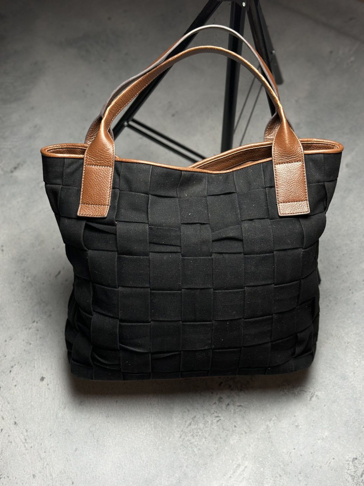 Fossil Fossil Emerson Woven Tote Canvas Shoulder Bag Lux Avantgarde Size ONE SIZE - 2 Thumbnail
