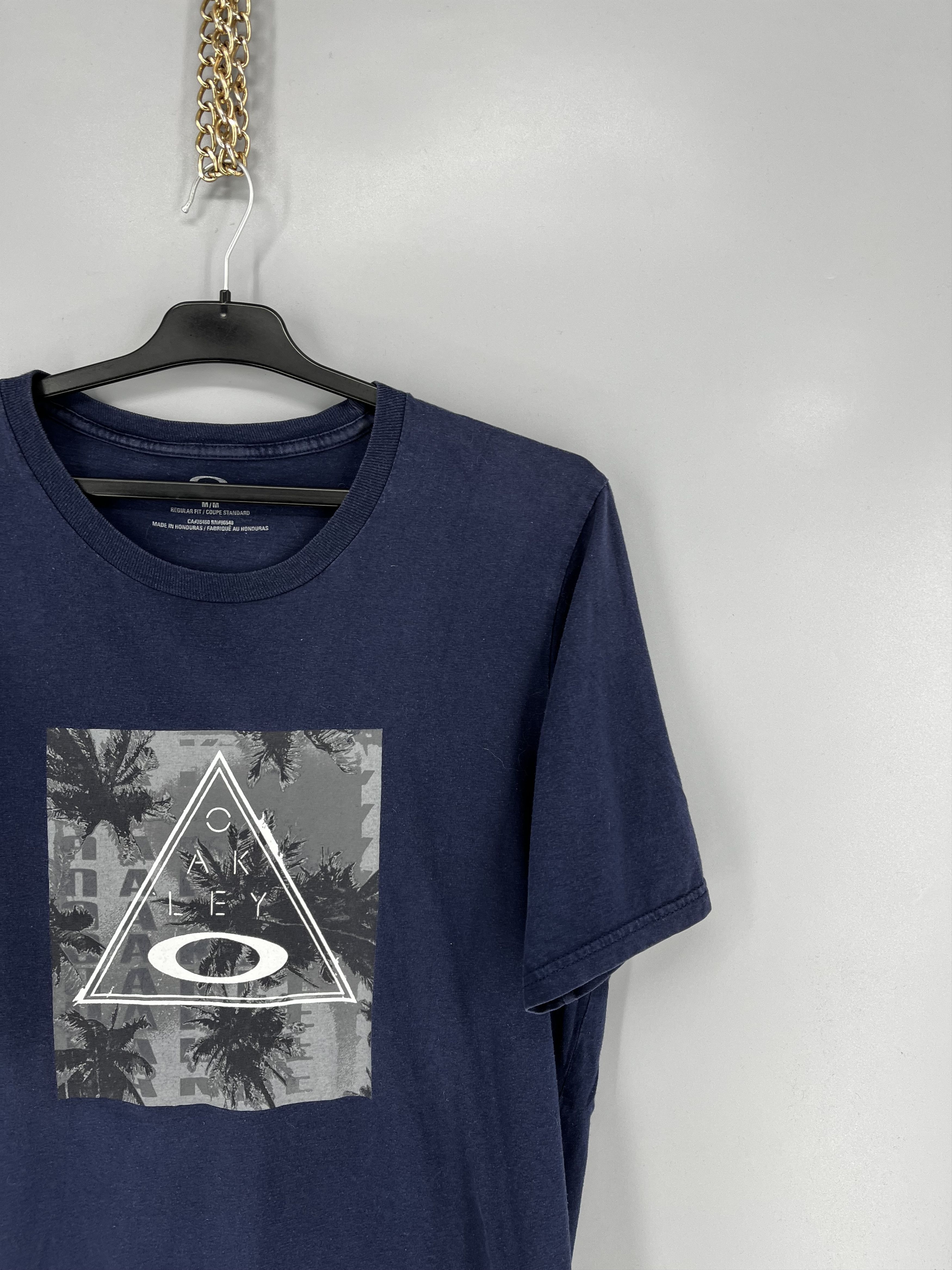 Oakley Oakley Pyramid Palm Tree Shirt Size M Surf Skate Blue Size US M / EU 48-50 / 2 - 5 Thumbnail