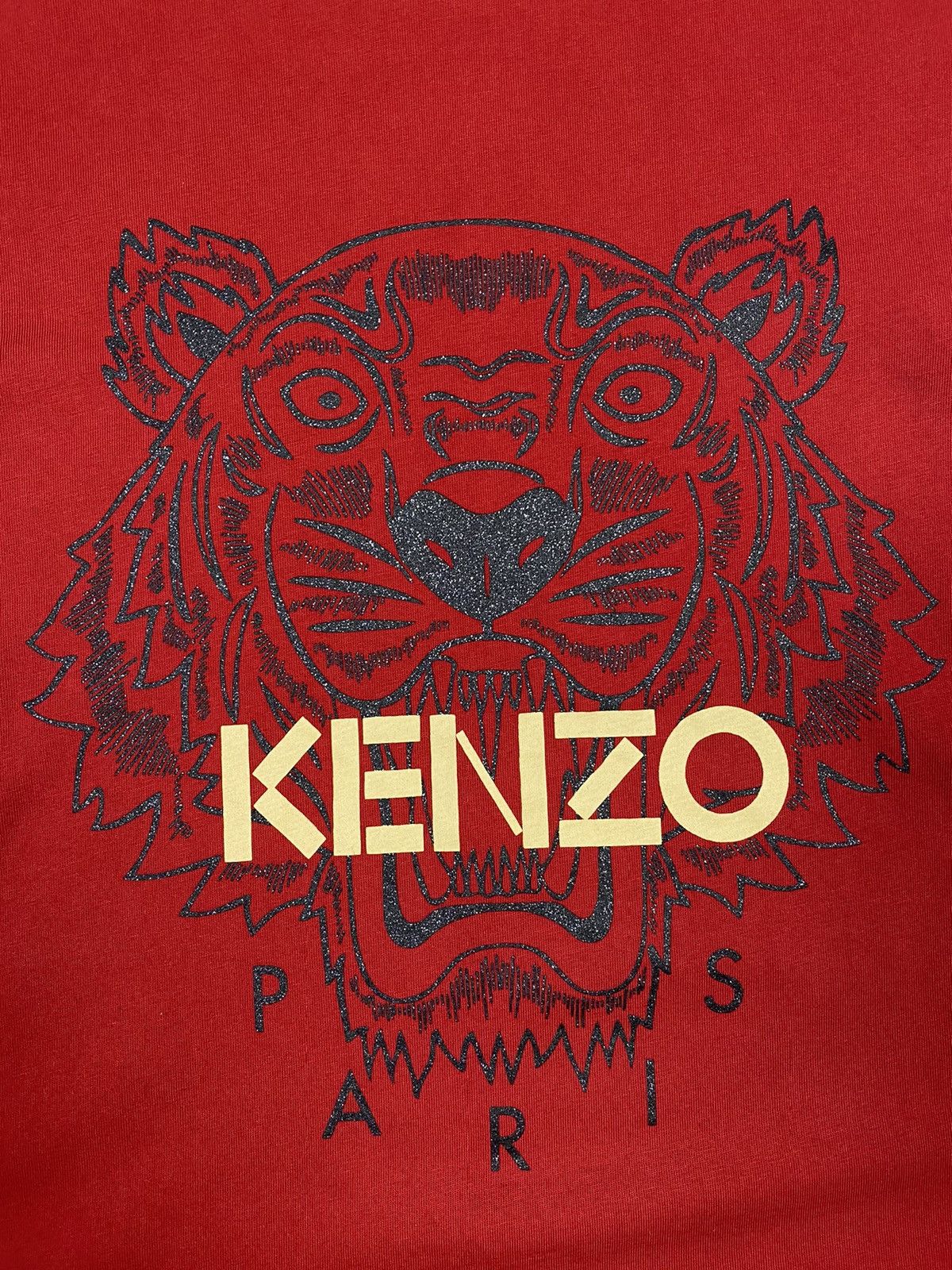 Kenzo Kenzo Paris Tiger Big Logo Red Men’s T Shirt size s Size US S / EU 44-46 / 1 - 4 Thumbnail