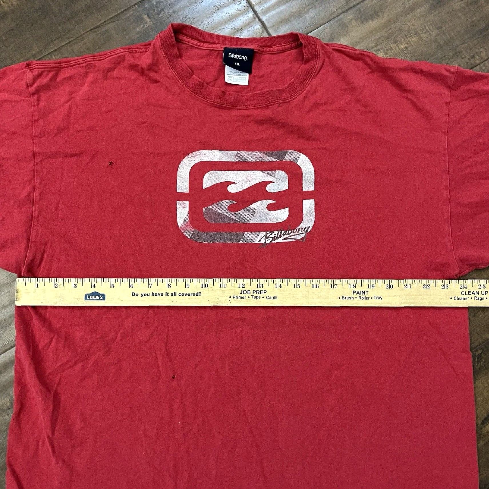 Billabong VINTAGE Billabong T-Shirt Mens 2XL Red 90s Grunge Surf Skate Y2K Cyber Graphic Size US XXL / EU 58 / 5 - 7 Thumbnail