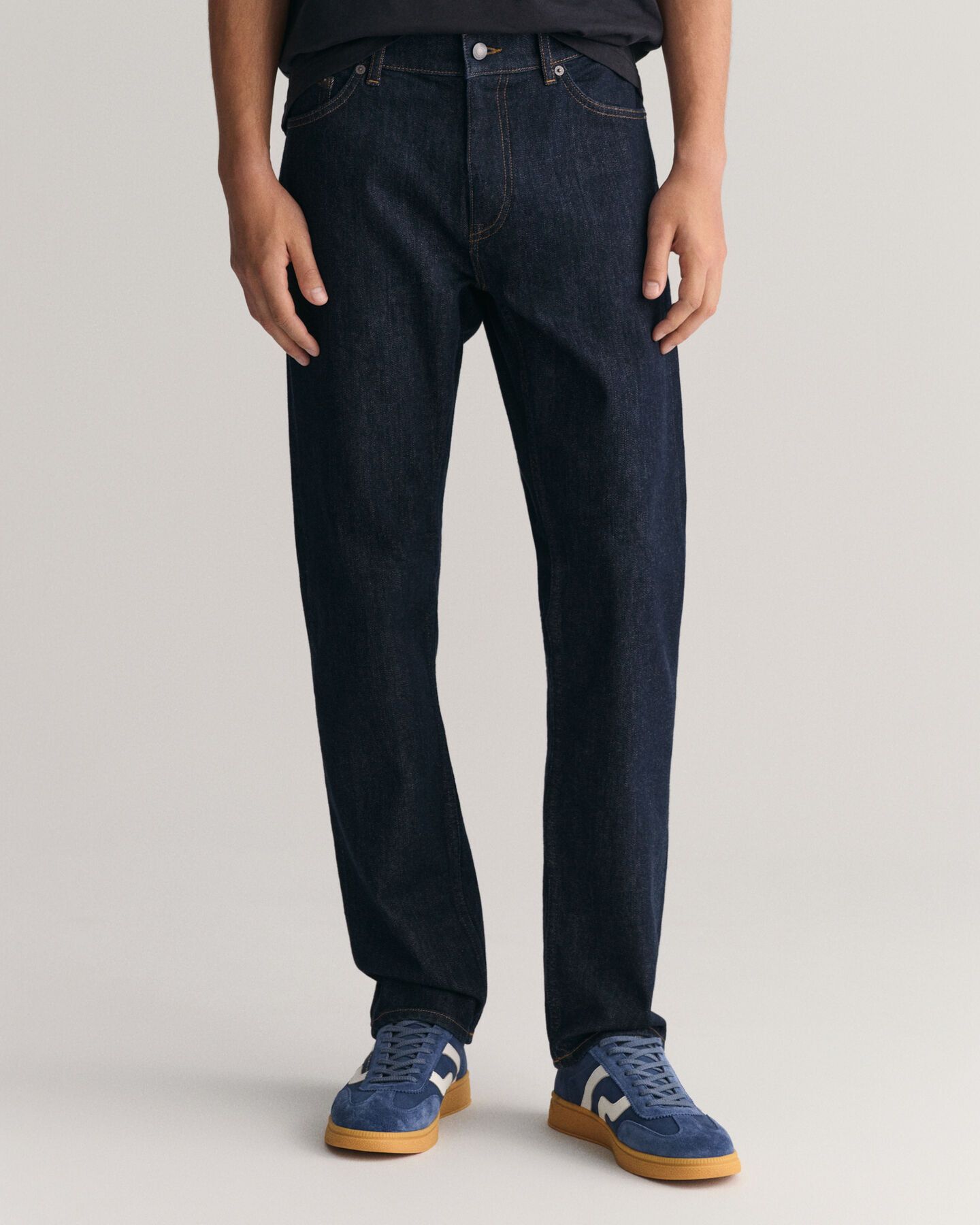 Gant GANT Regular Fit Dark Blue Jeans W36 L34 Size US 36 / EU 52 - 4 Thumbnail