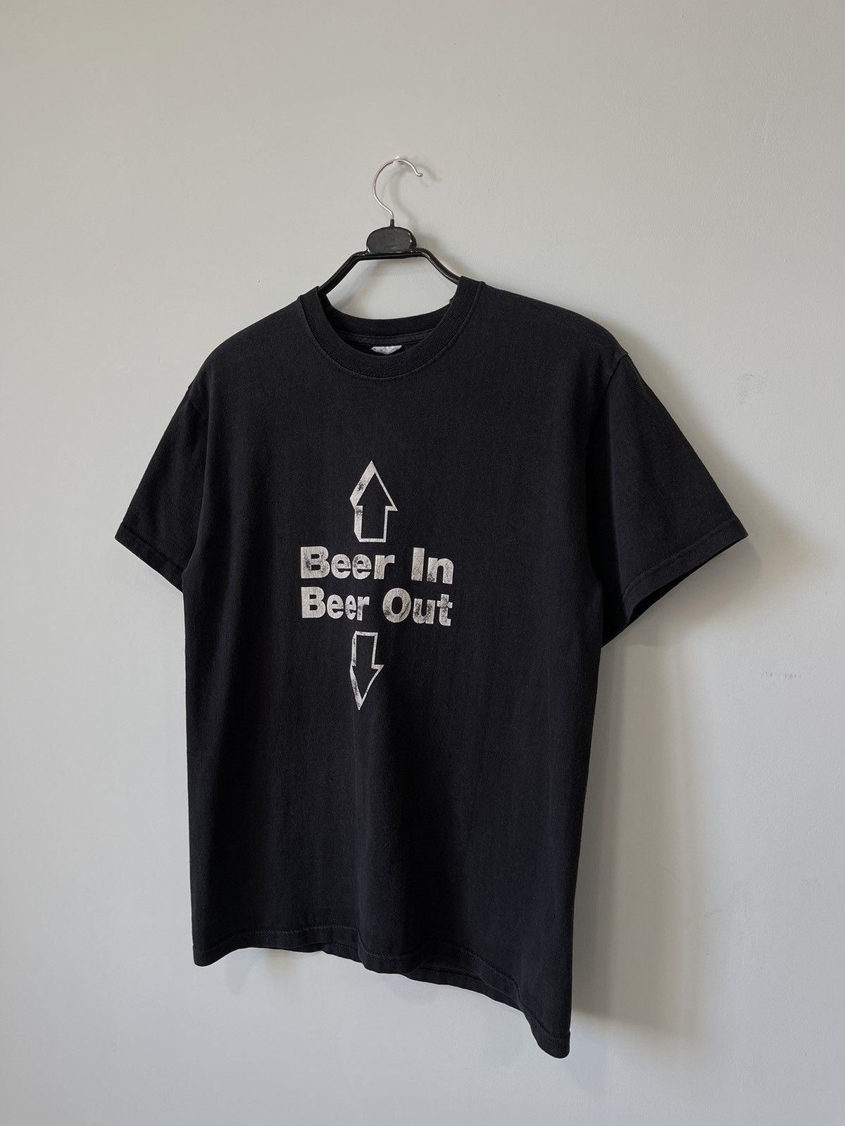 Vintage crazy vintage 90s humor beer alcohol funny graphic tee shirt Size US M / EU 48-50 / 2 - 3 Thumbnail