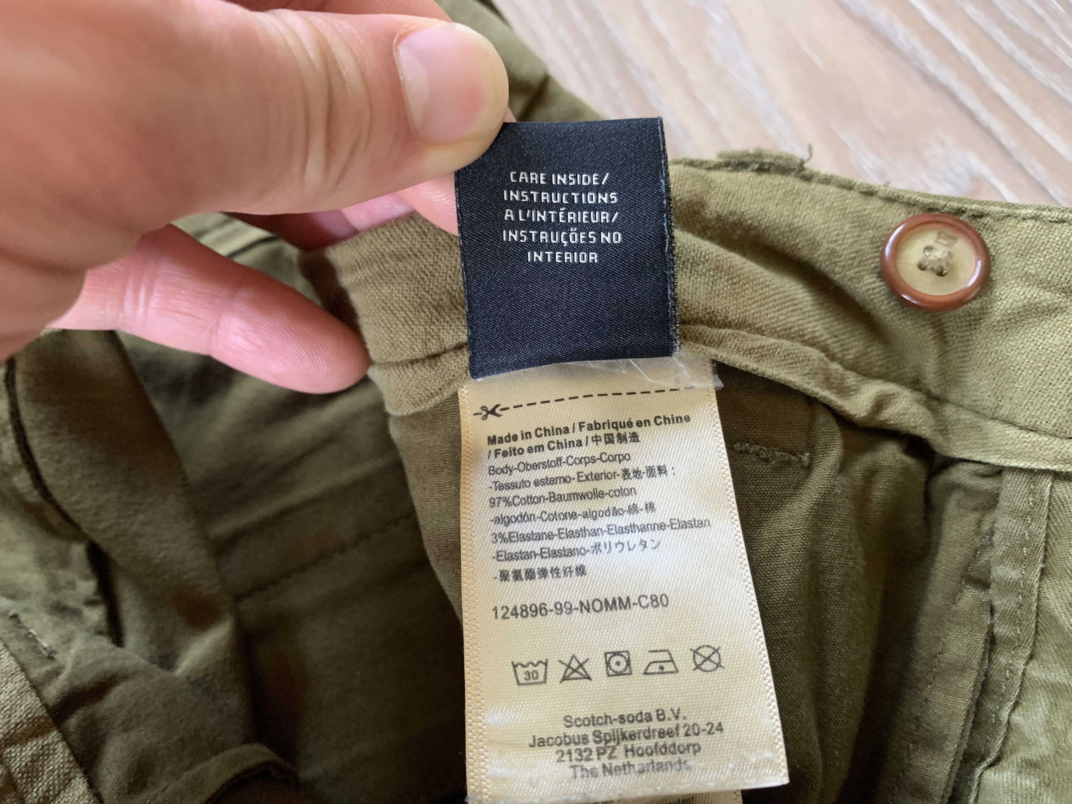 Scotch & Soda Scotch & Soda Stuart Casual Khaki Chino Pants Size US 30 / EU 46 - 12 Thumbnail