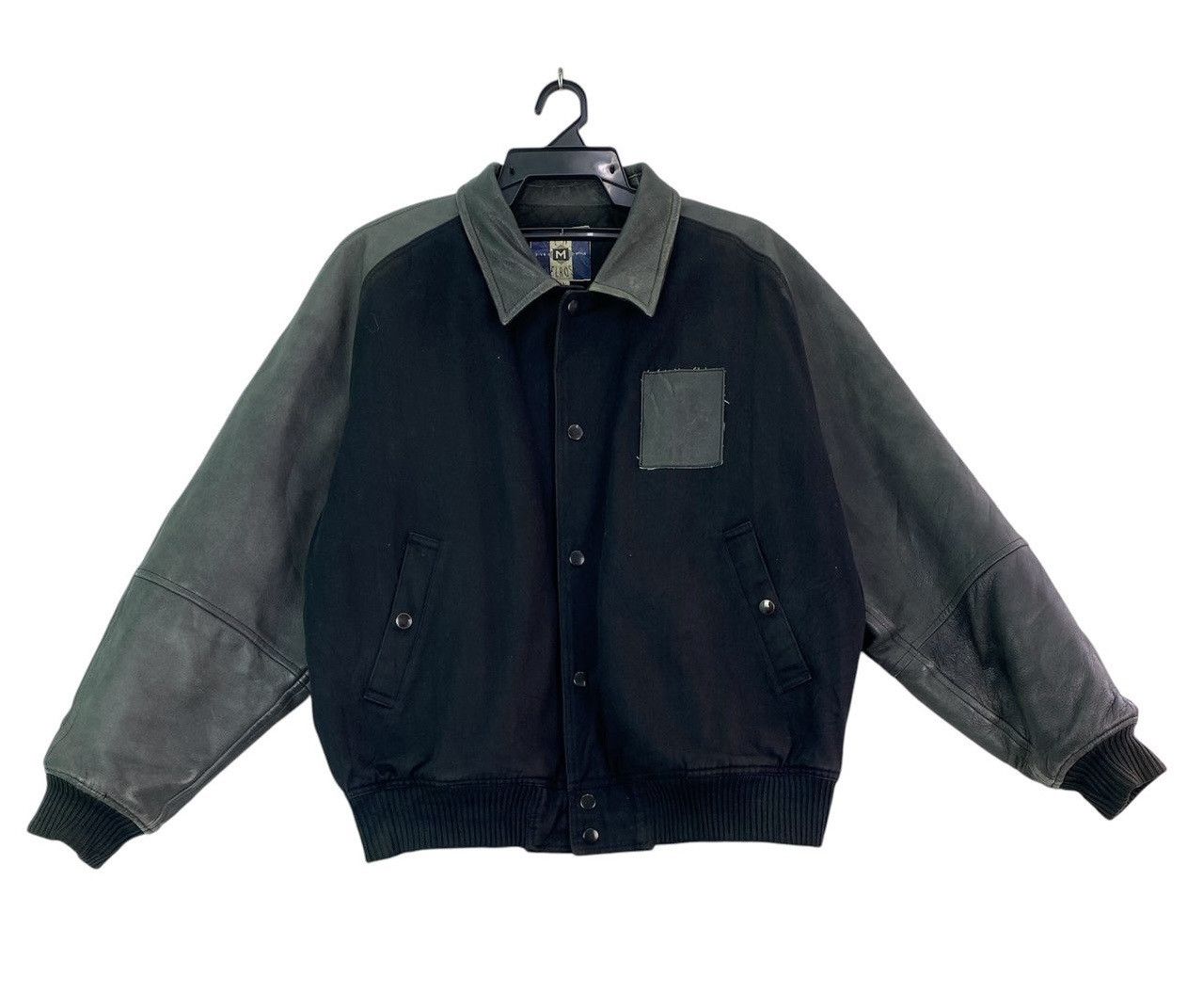 Japanese Brand × Melrose Vtg 90s Mens Melrose letterman varsity bomber jacket Size US L / EU 52-54 / 3 - 3 Thumbnail