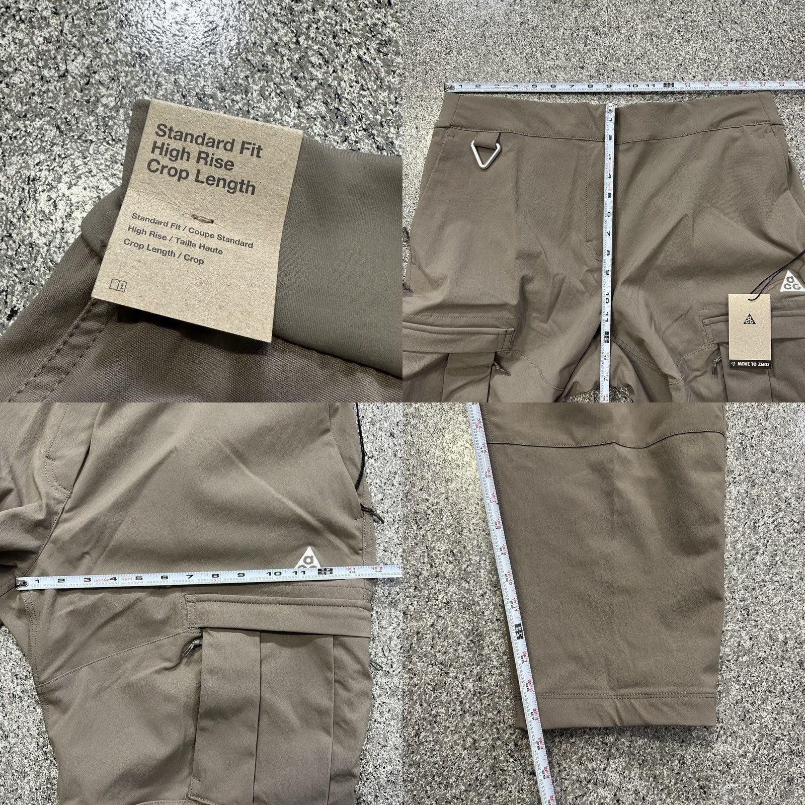 Nike ACG Nike ACG Pants Womens XL Cordura Cargo High Rise 27” Inseam 27.5 in Beige Regular Size 40" / US 18 - 8 Thumbnail