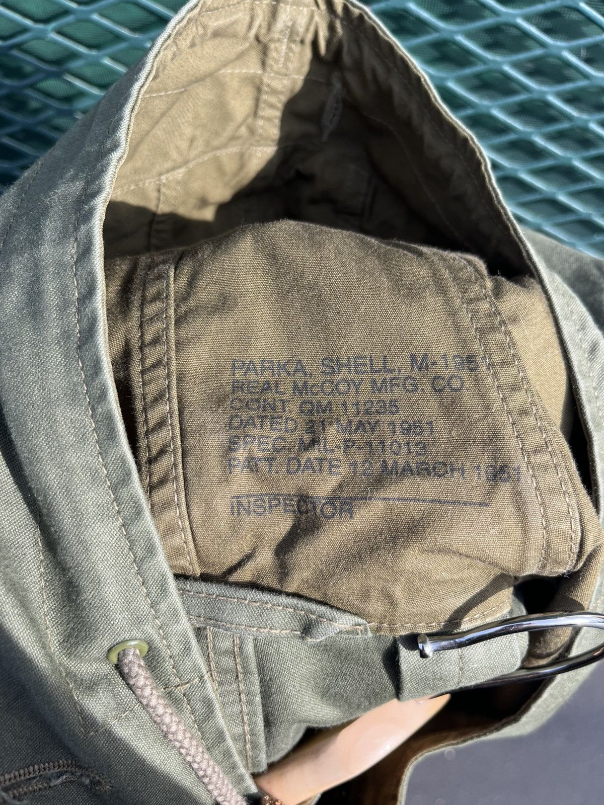 The Real McCoy's M-1951 parka shell size Small! Size US S / EU 44-46 / 1 - 5 Thumbnail