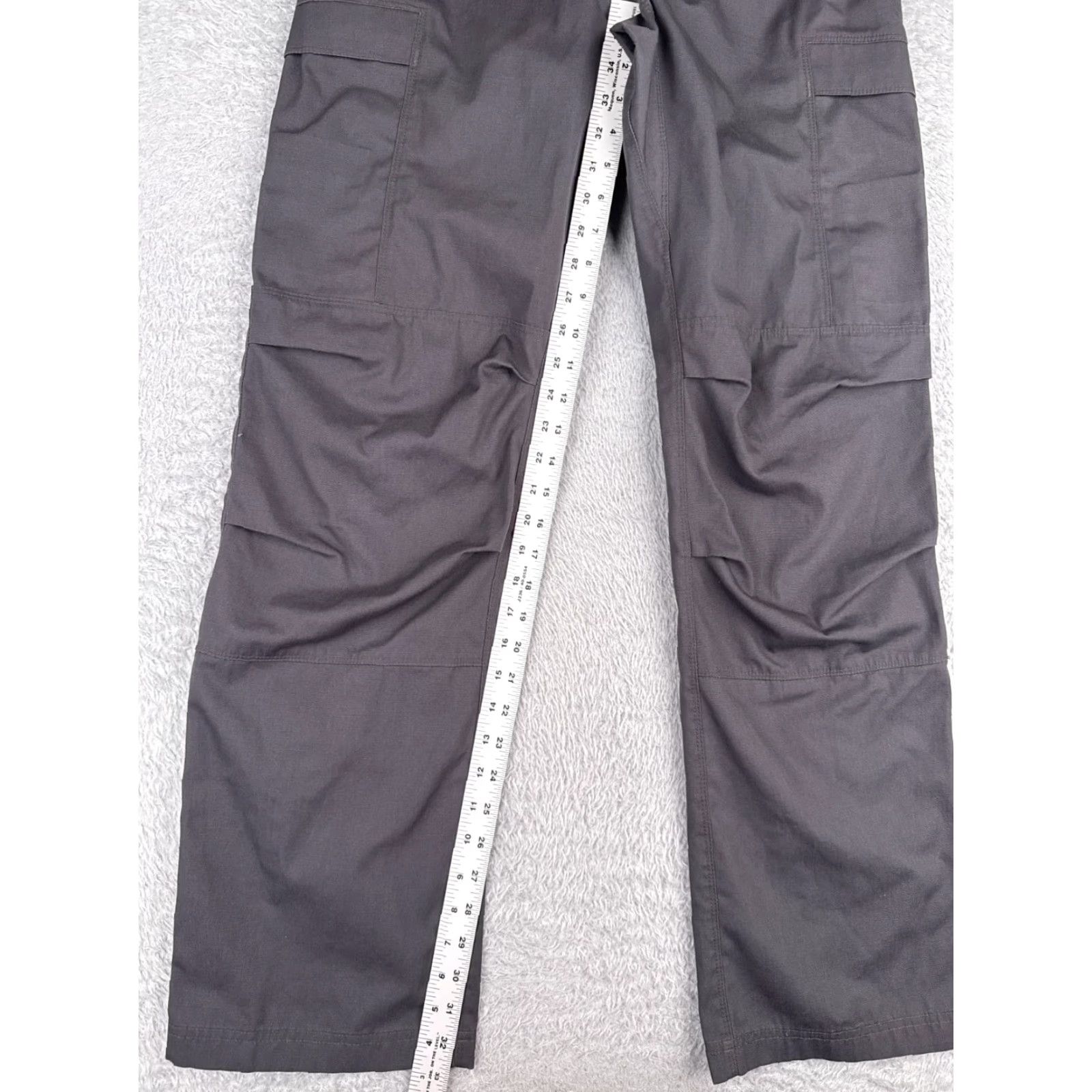 Vintage Vertx Cargo Pants Women 8 Gray Cotton Polyester Blend Regular Pocket Elastic Waist Front Flat Vintage: No Size 30" / US 8 / IT 44 - 7 Thumbnail