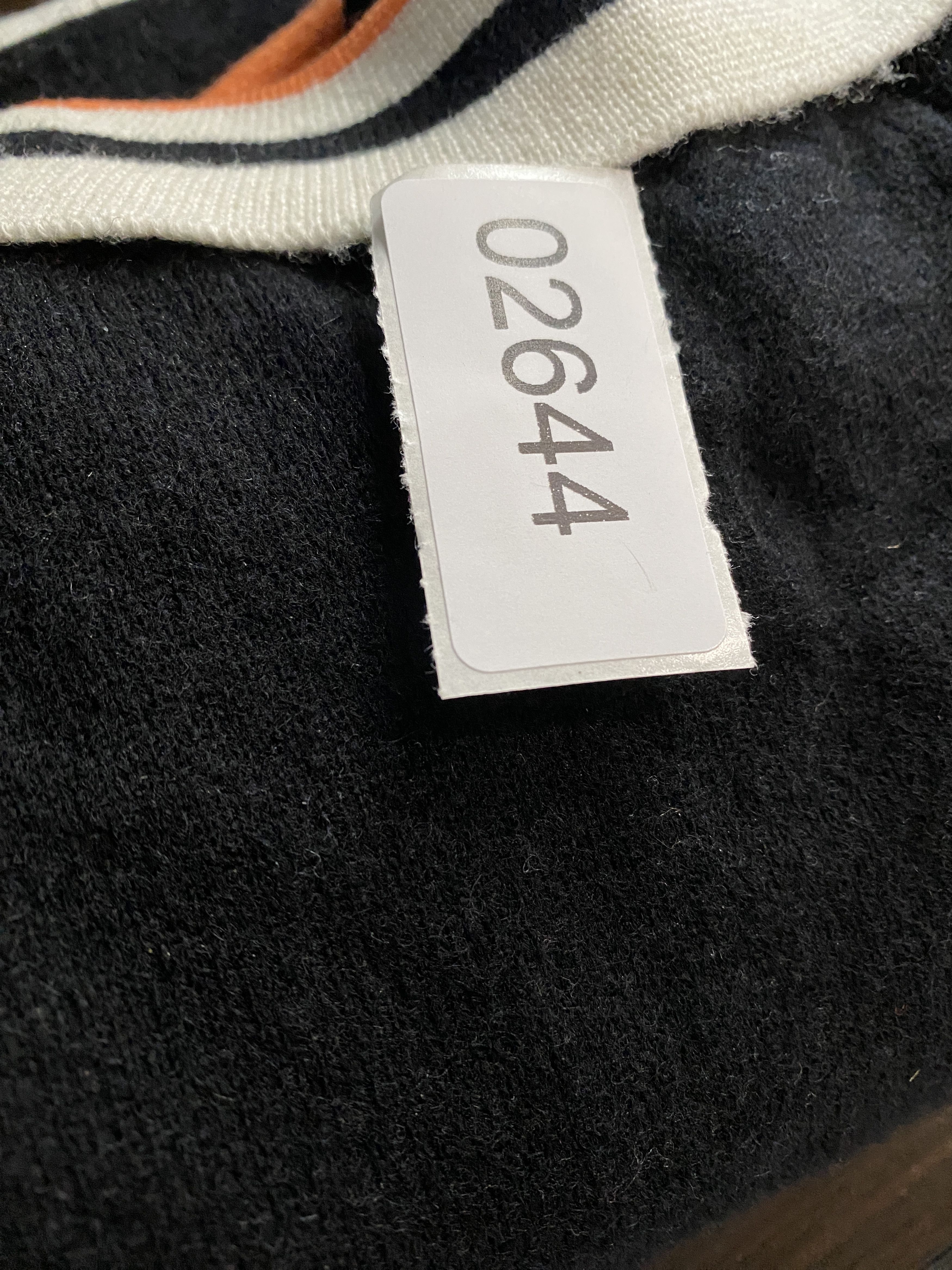 Rhude McLaren Color Block Wool Polo Shirt Orange Black -02644 Size US XXL / EU 58 / 5 - 8 Thumbnail