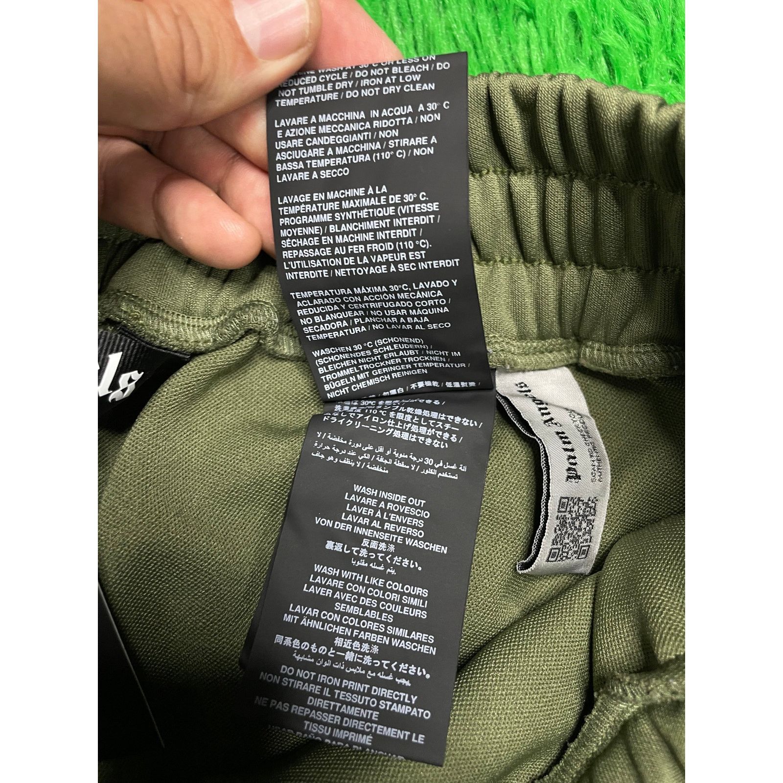 Palm Angels Palm Angels Track Suit Purple Green Large Used Size US 36 / EU 52 - 4 Thumbnail